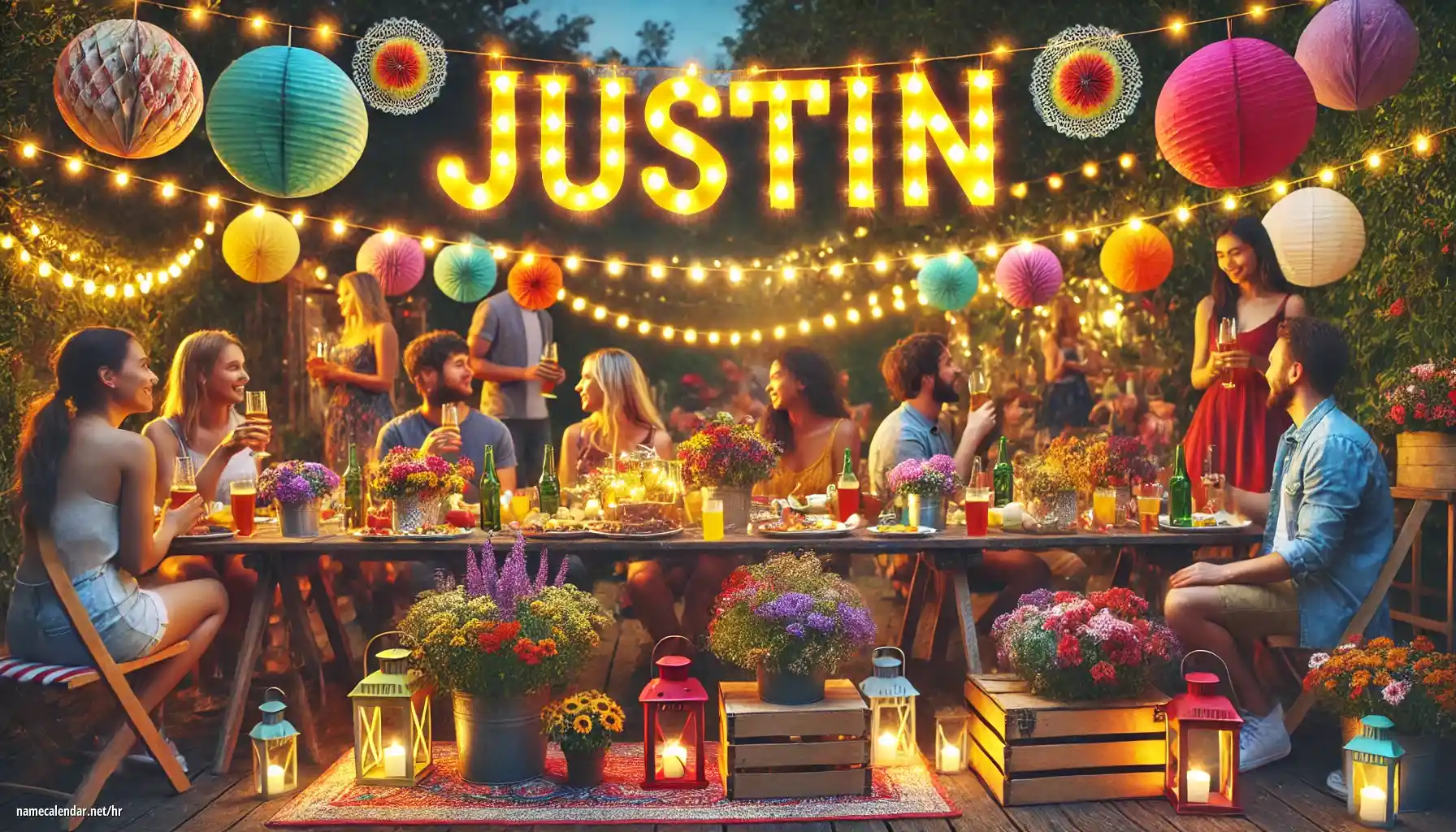 Proslava imendana i imendana - Justin