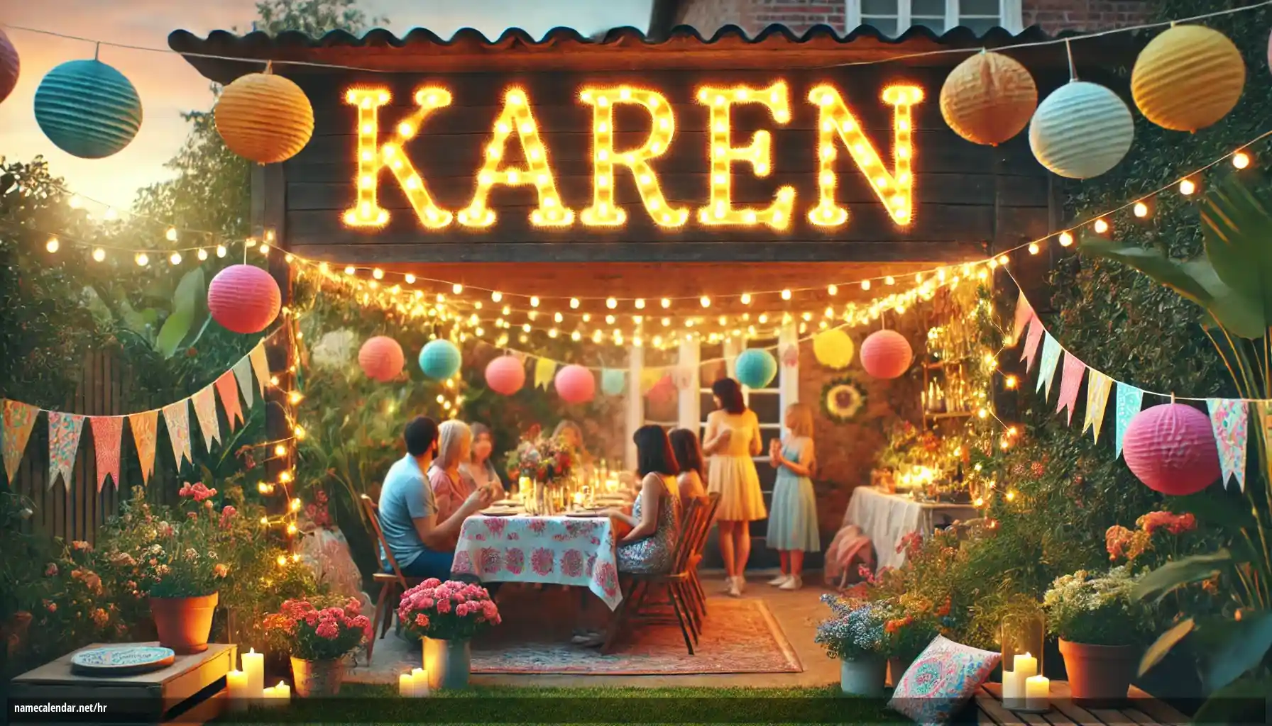 Proslava imendana i imendana - Karen