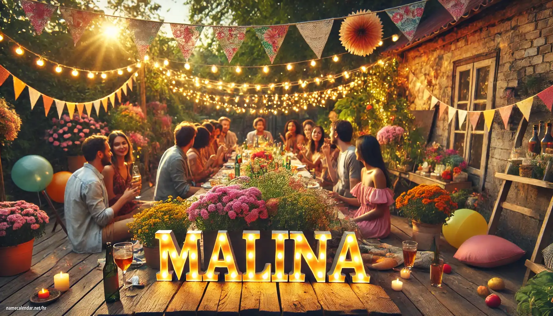 Proslava imendana i imendana - Malina