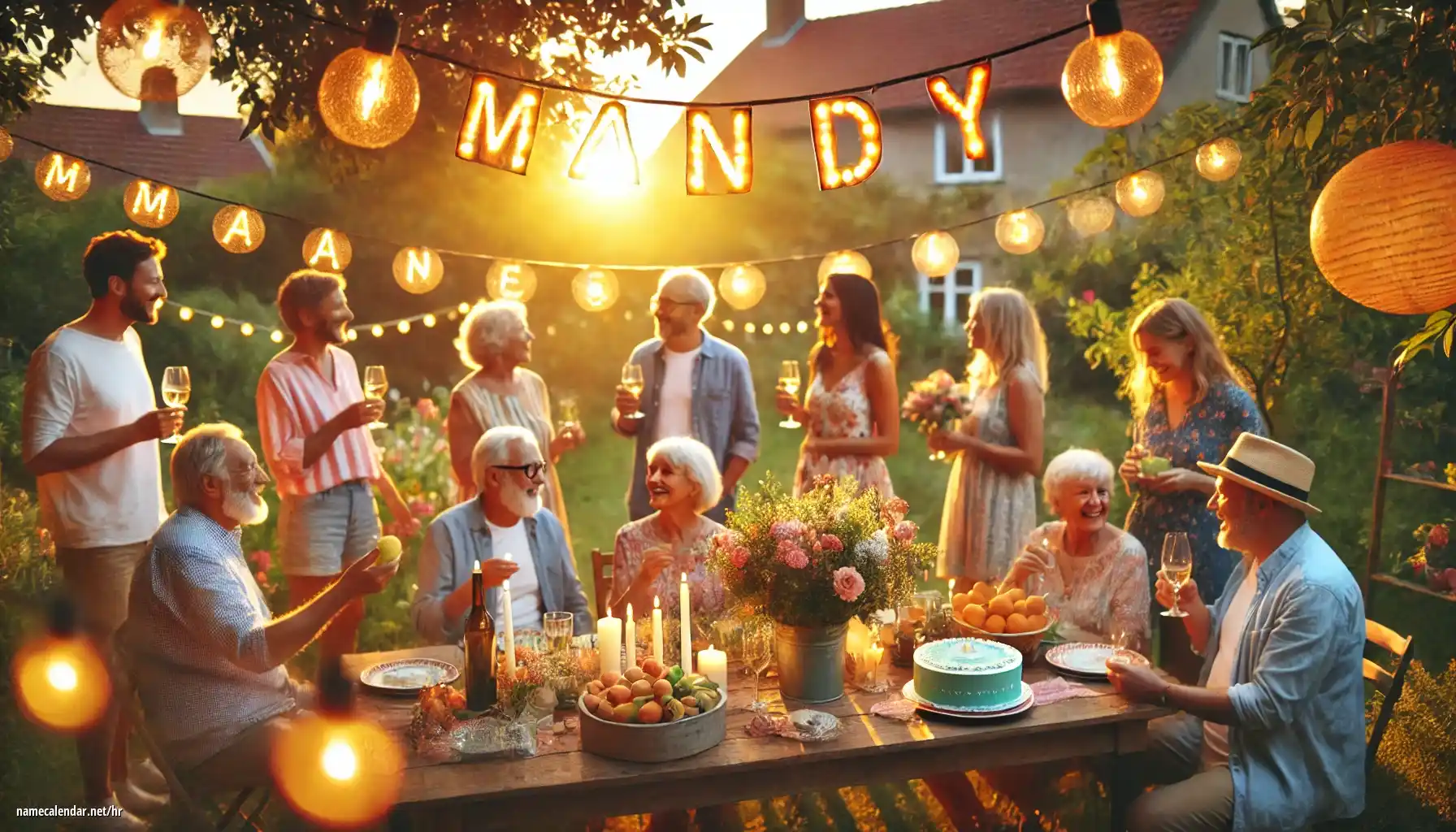 Proslava imendana i imendana - Mandy