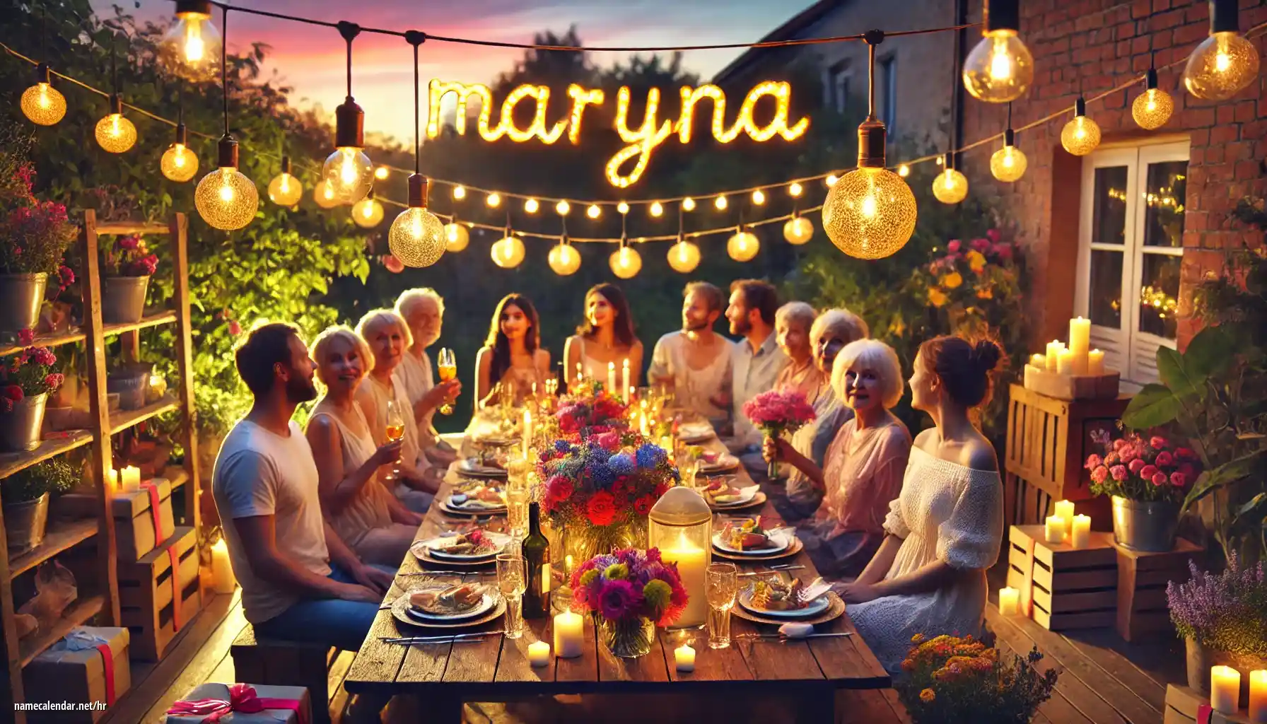 Proslava imendana i imendana - Maryna