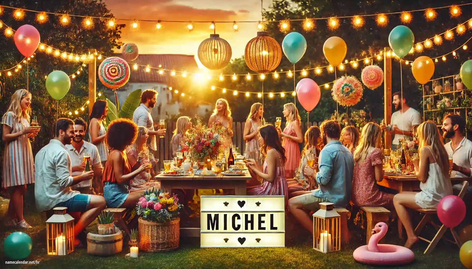 Proslava imendana i imendana - Michel