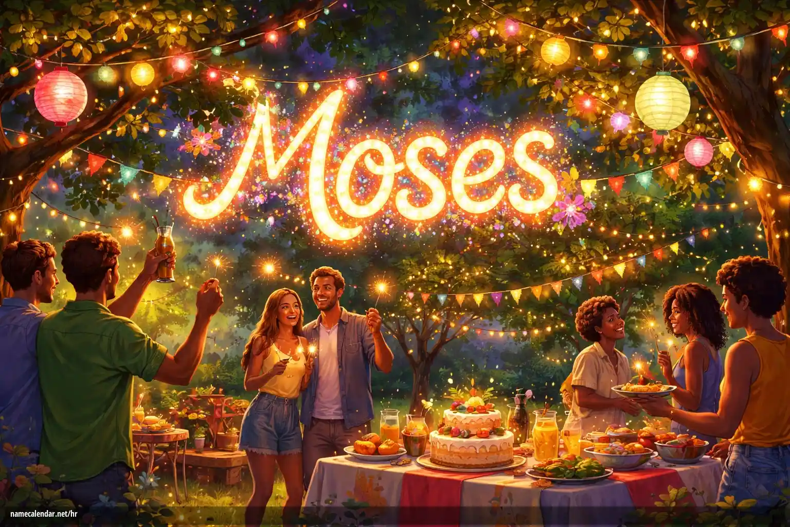 Proslava imendana i imendana - Moses