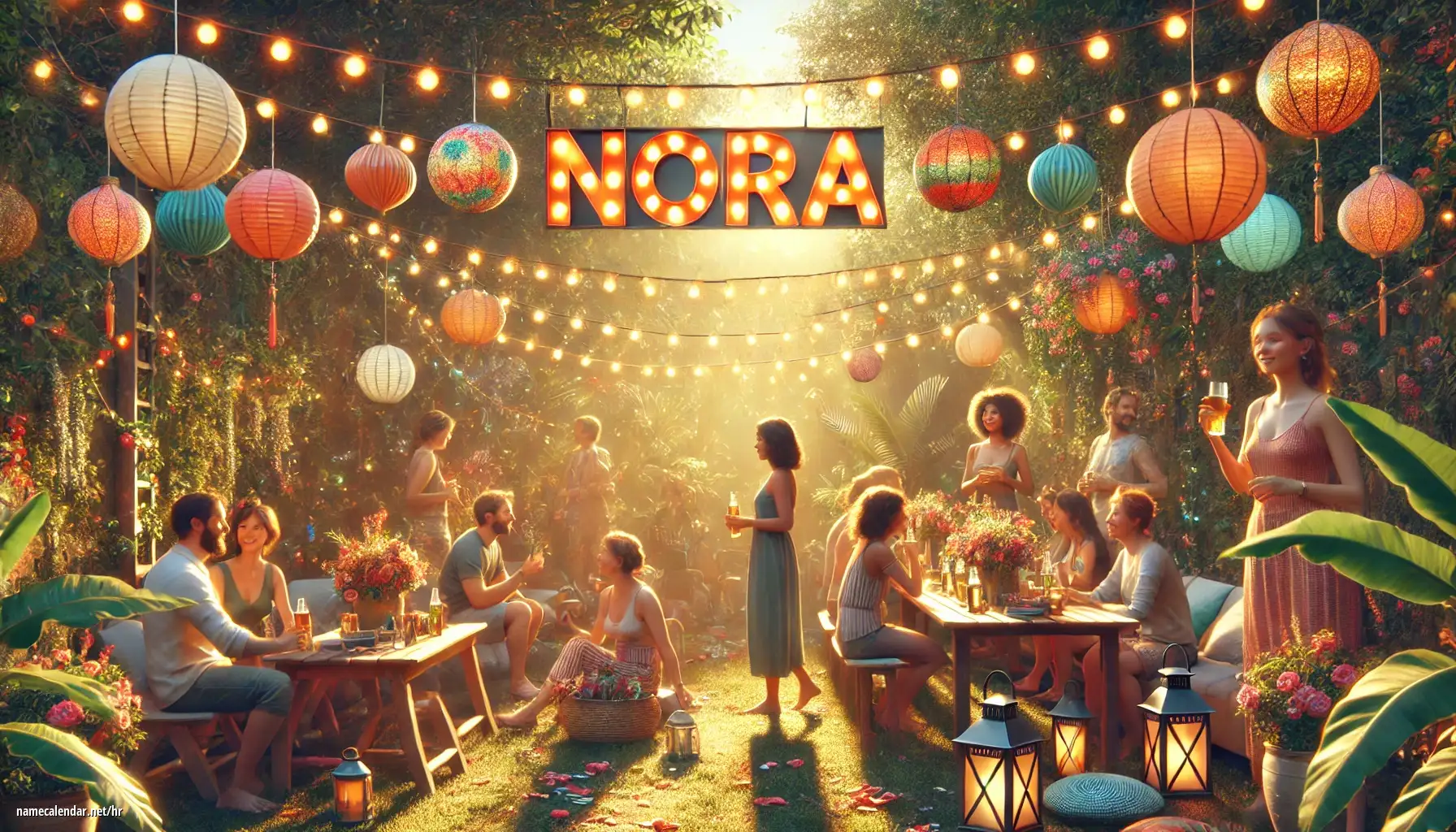 Proslava imendana i imendana - Nóra