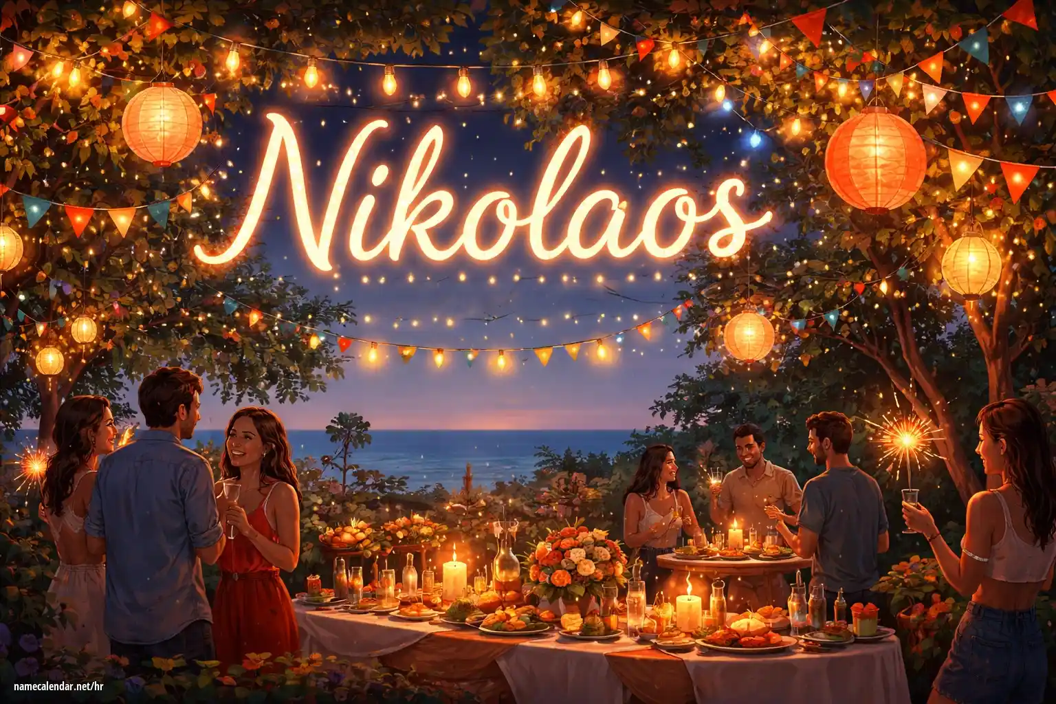 Proslava imendana i imendana - Nikolaos