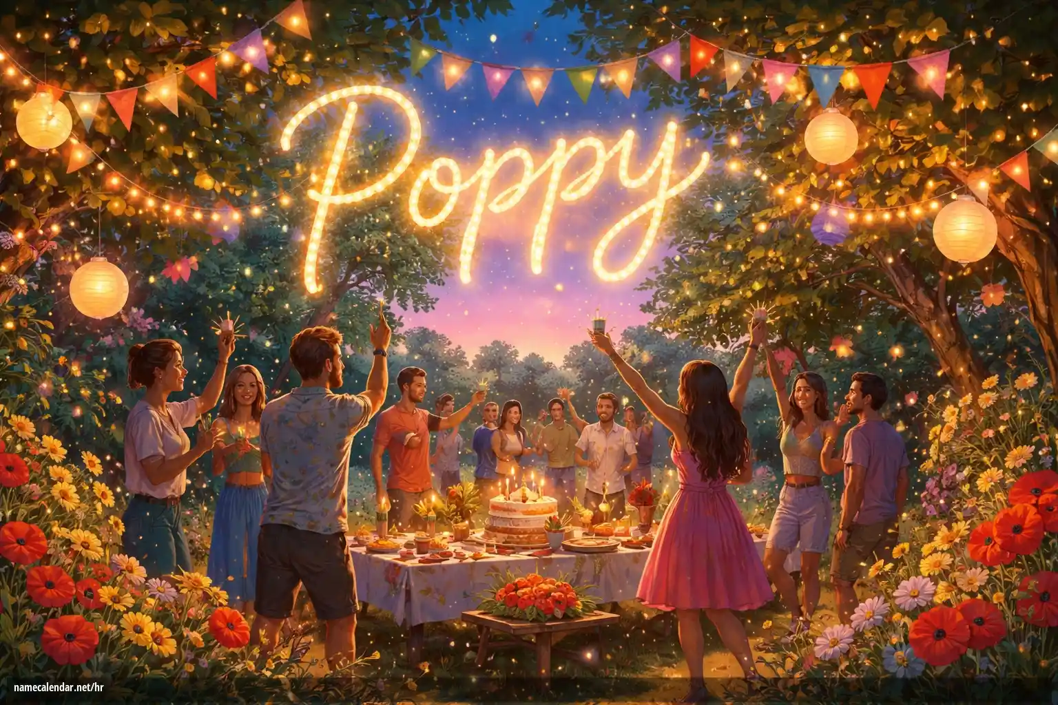 Proslava imendana i imendana - Poppy