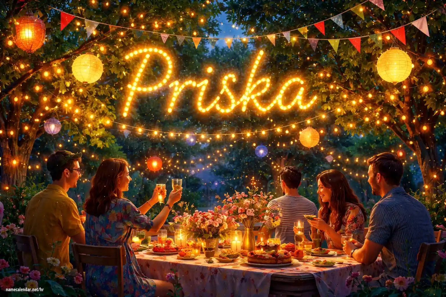 Proslava imendana i imendana - Priska