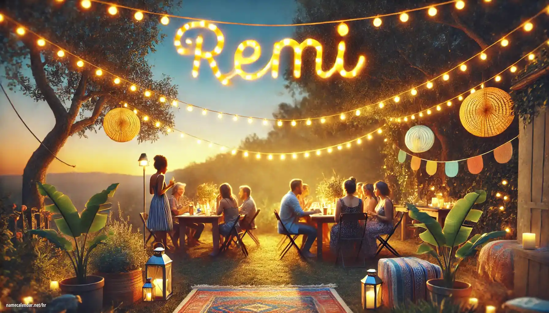 Proslava imendana i imendana - Remi