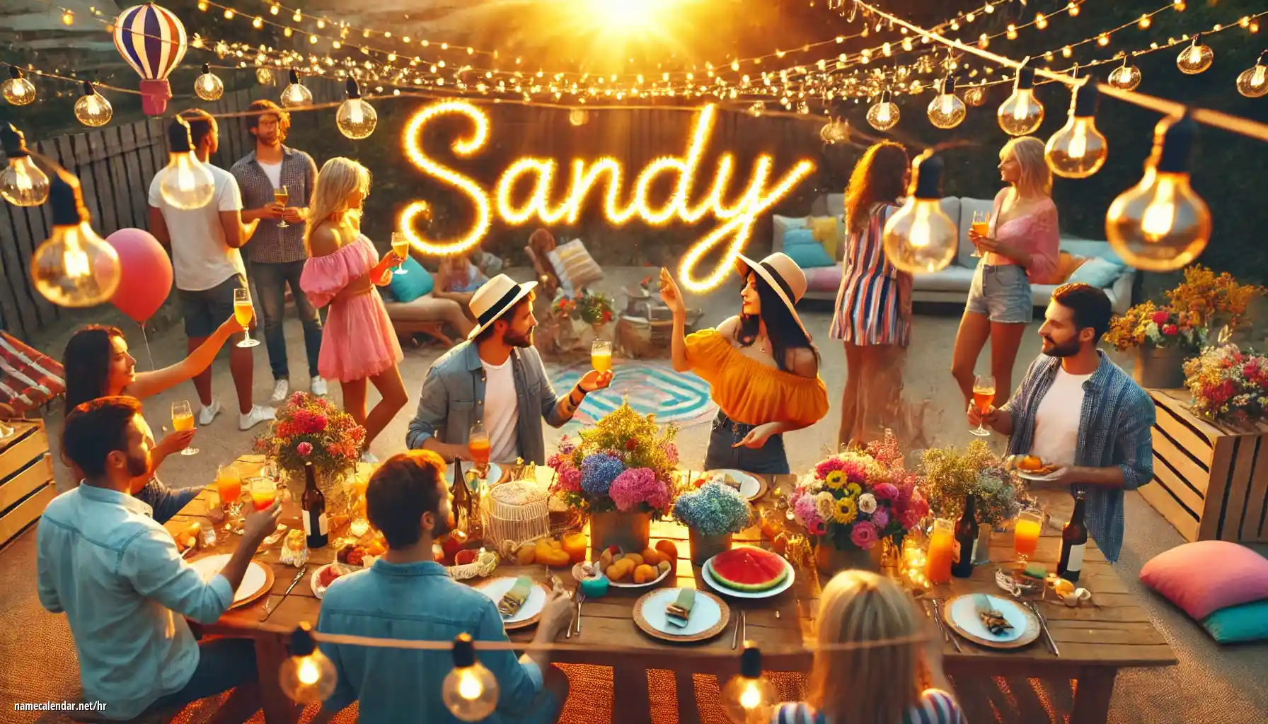 Proslava imendana i imendana - Sandy