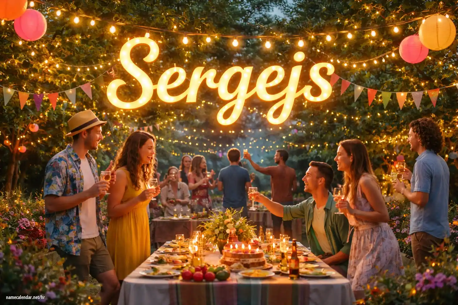 Proslava imendana i imendana - Sergejs