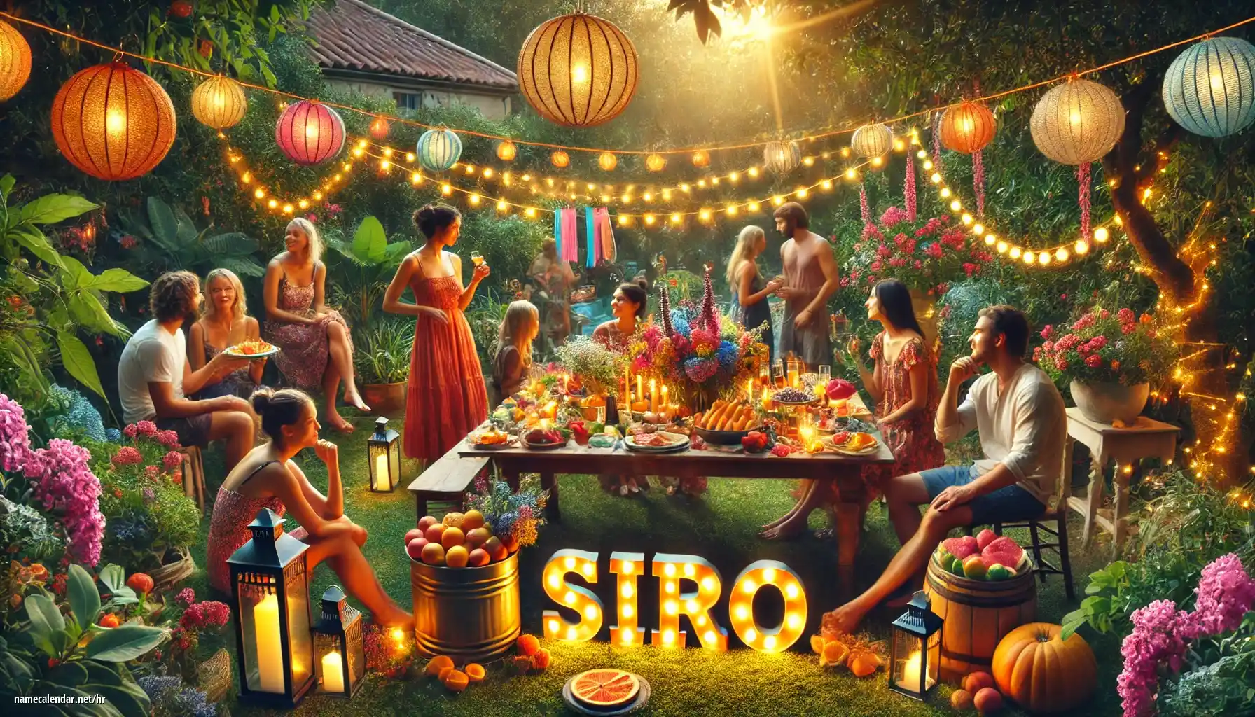 Proslava imendana i imendana - Siro