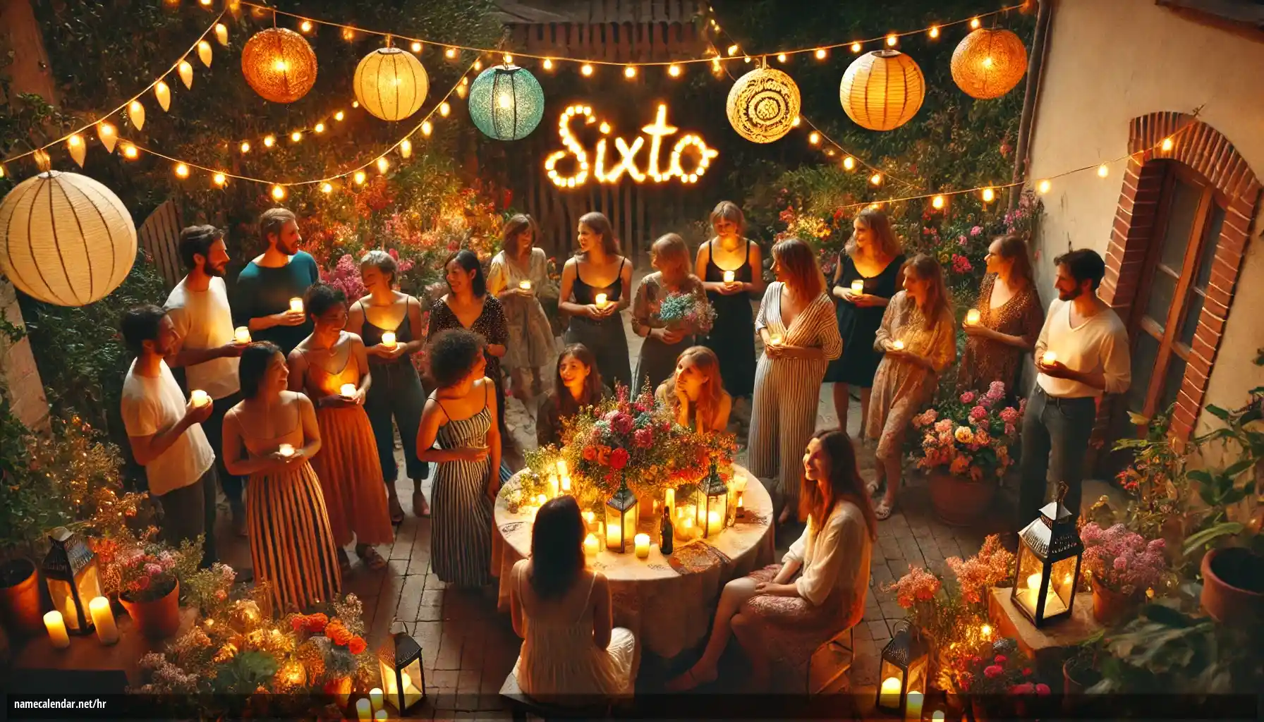 Proslava imendana i imendana - Sixto