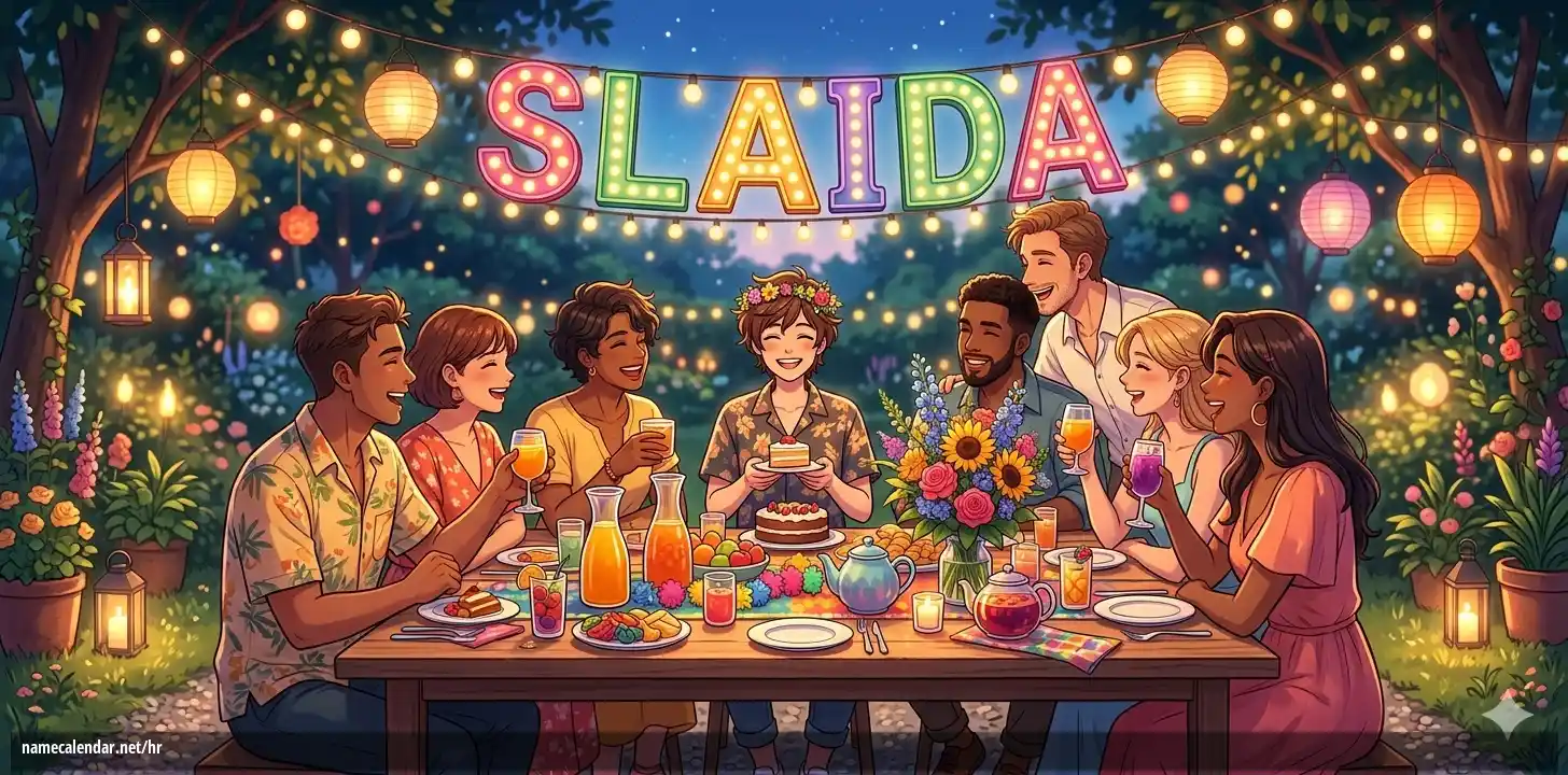 Proslava imendana i imendana - Slaida
