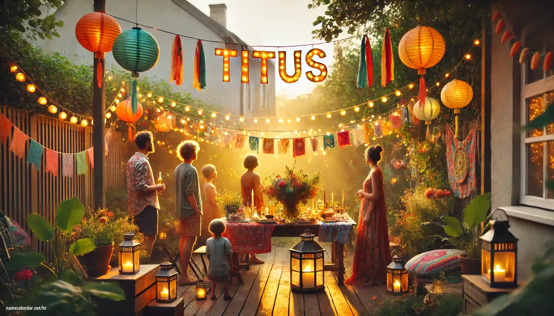 Proslava imendana i imendana - Titus