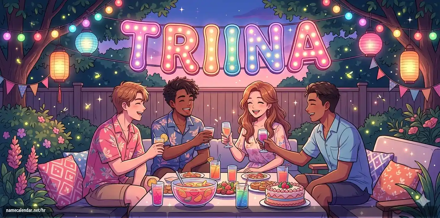 Proslava imendana i imendana - Triina