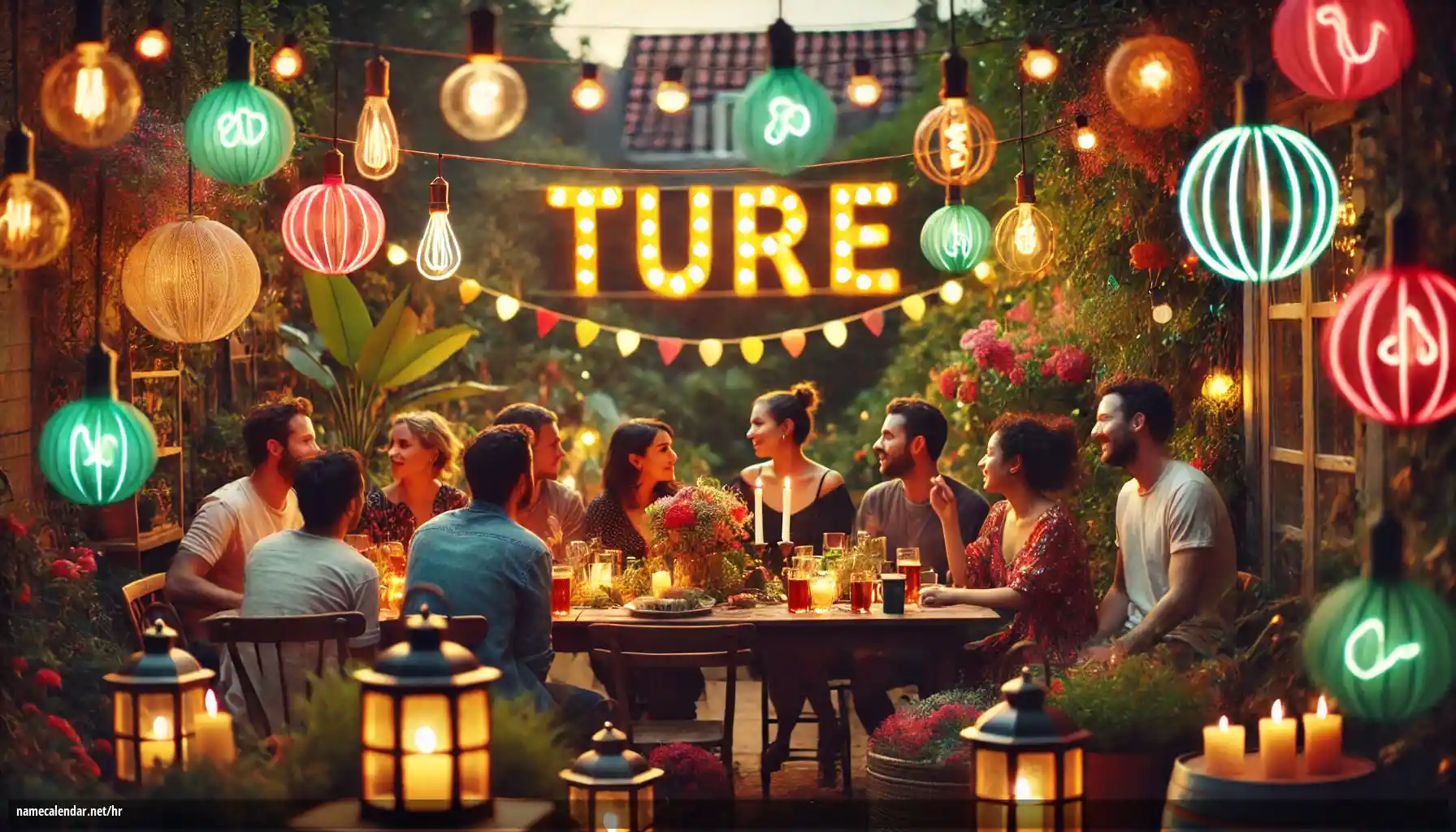 Proslava imendana i imendana - Ture