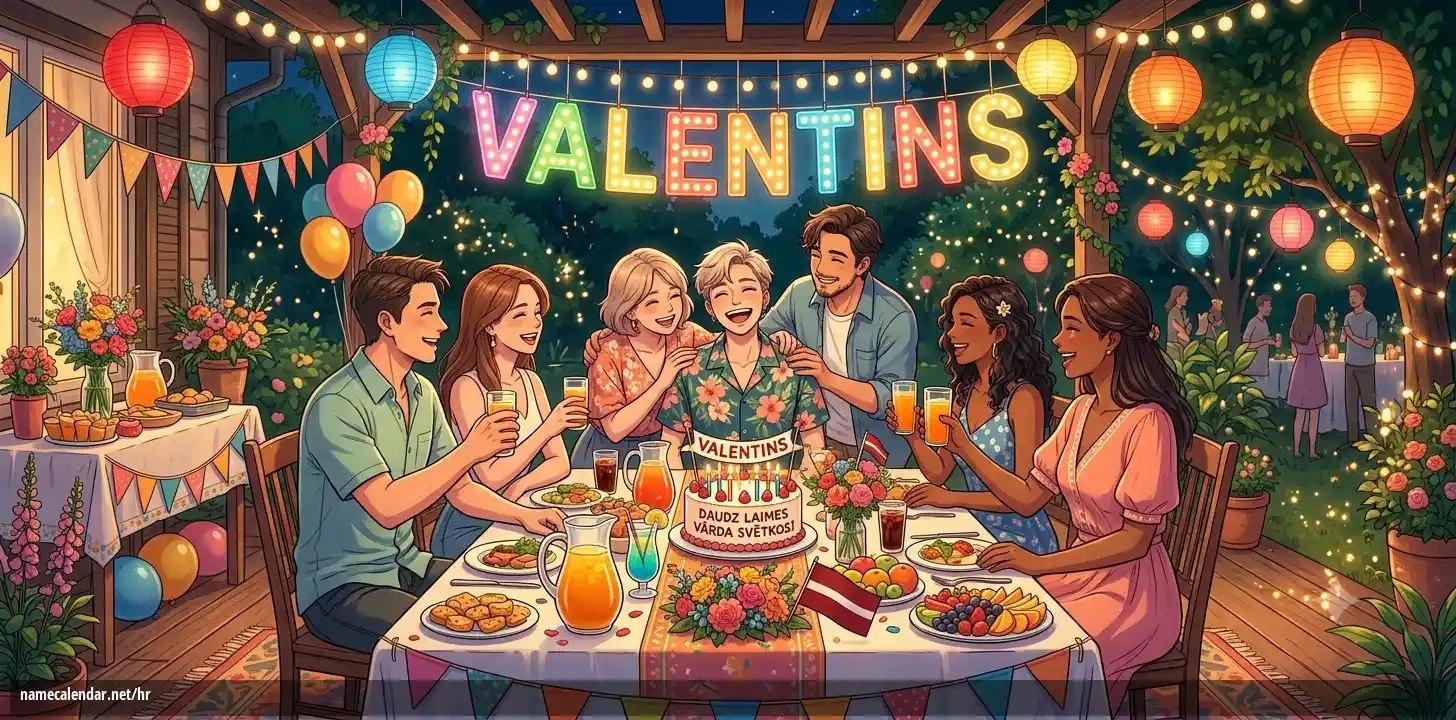 Proslava imendana i imendana - Valentins