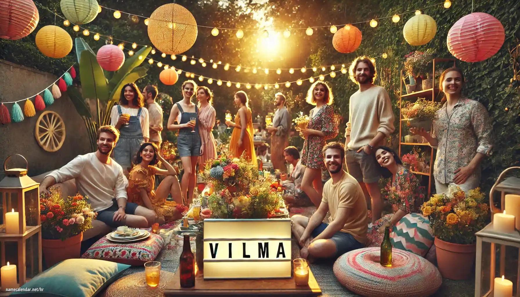 Proslava imendana i imendana - Vilma