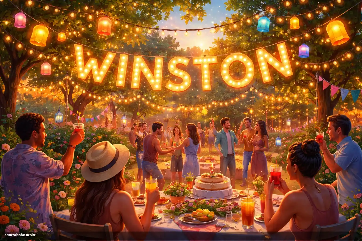 Proslava imendana i imendana - Winston