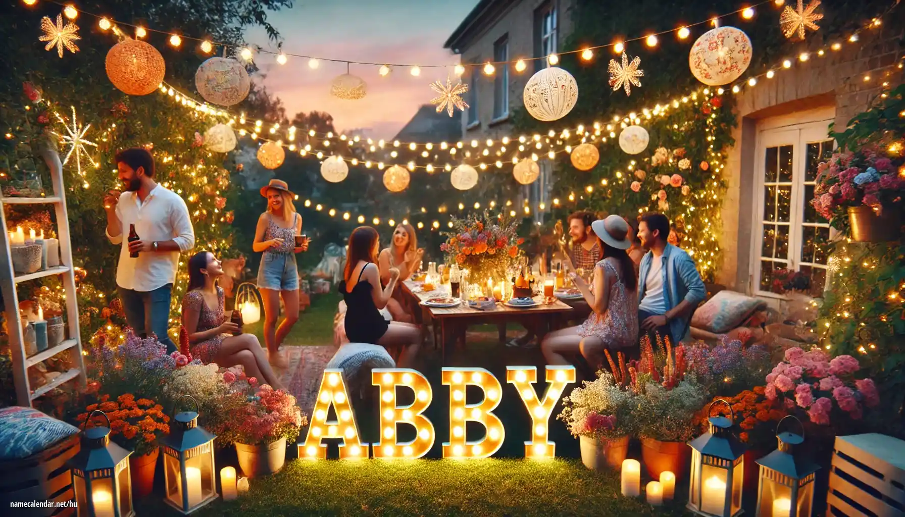 Névnap és név megünneplése - Abby