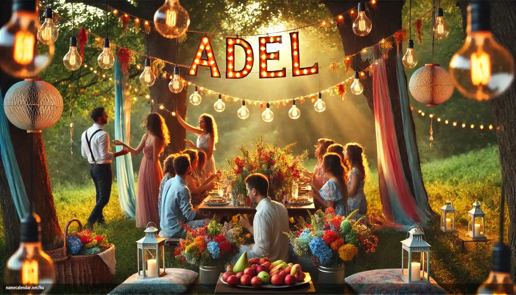 Névnap és név megünneplése - Adél