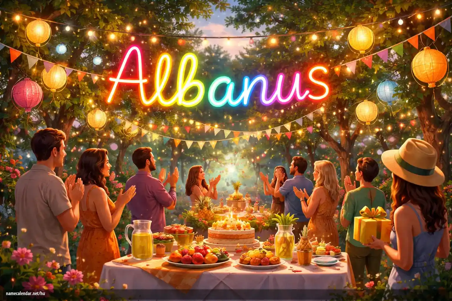 Névnap és név megünneplése - Albanus