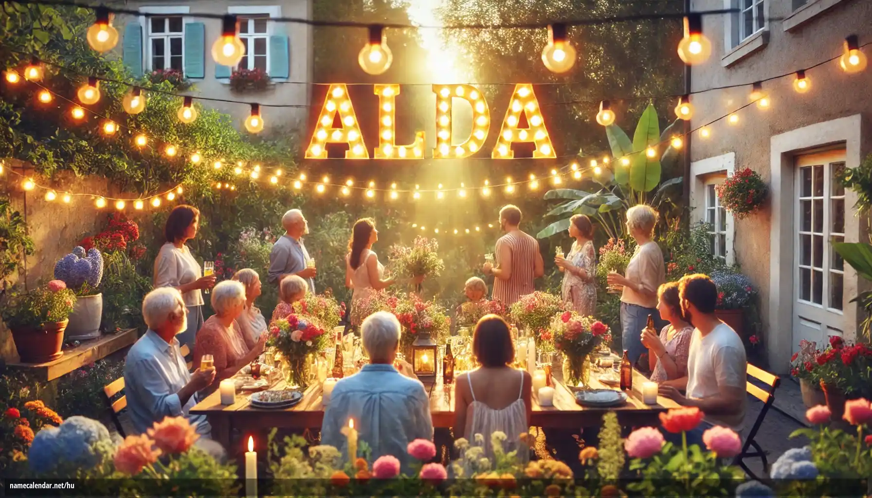 Névnap és név megünneplése - Alda