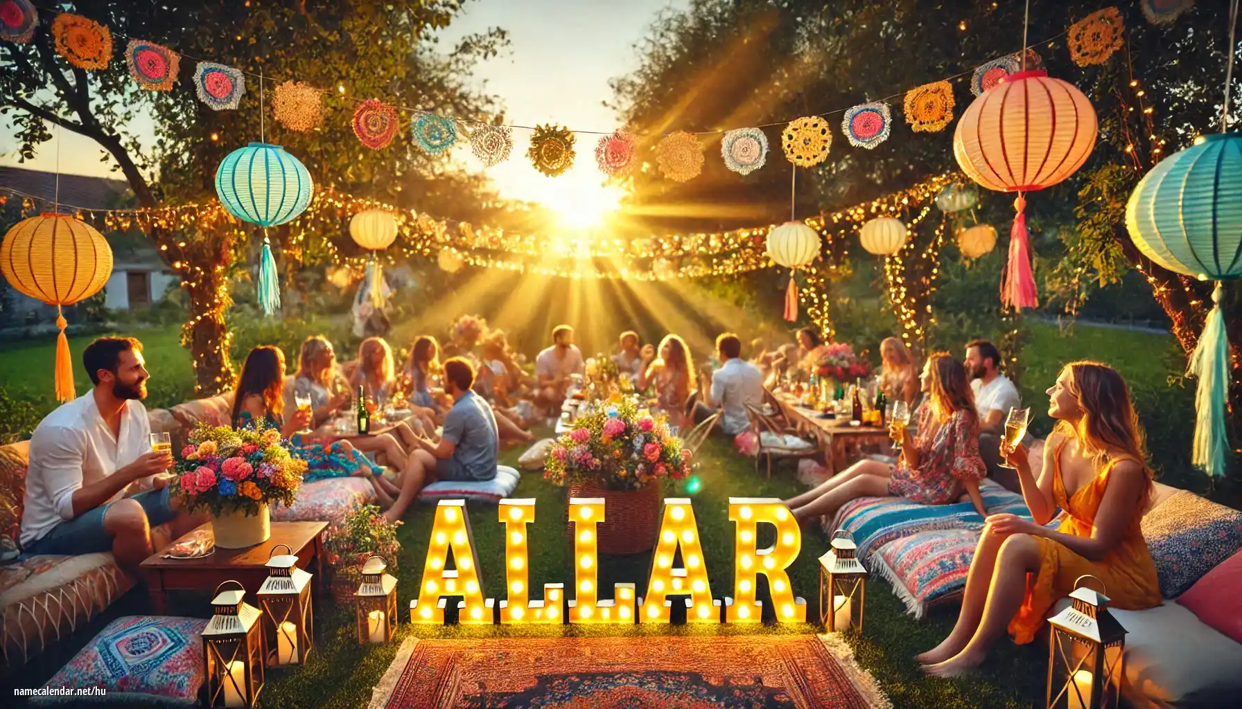 Névnap és név megünneplése - Allar