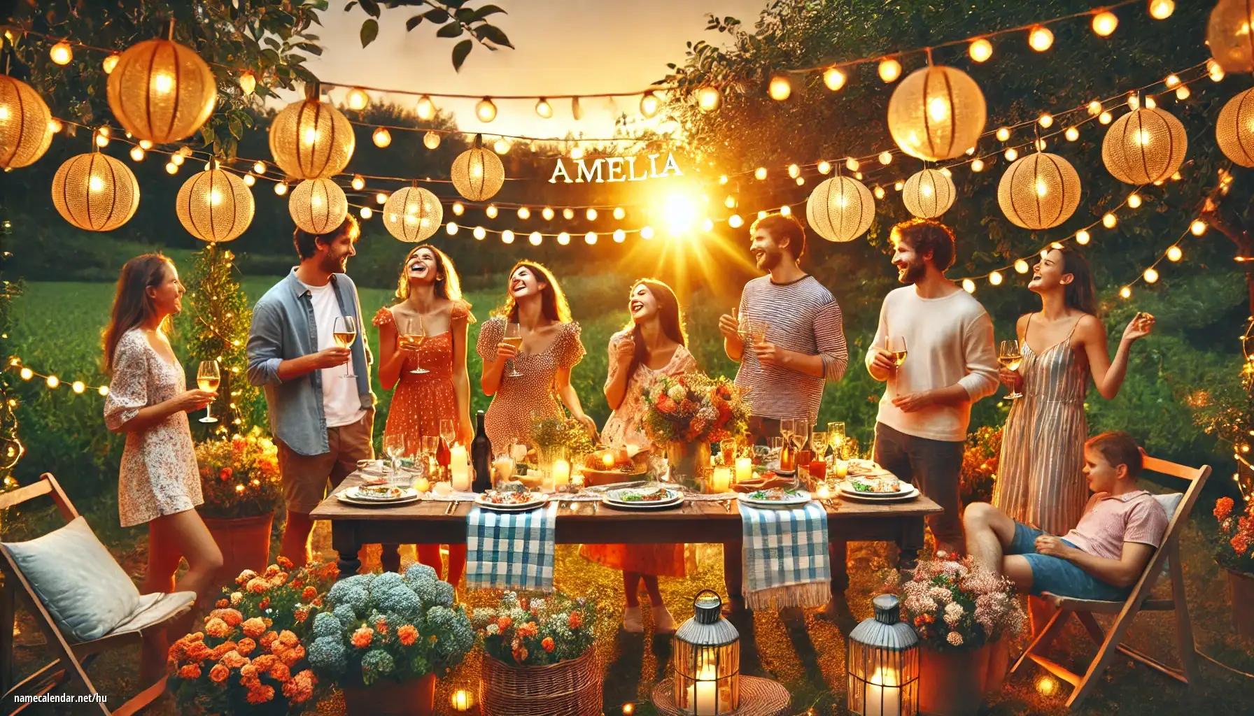 Névnap és név megünneplése - Amélia