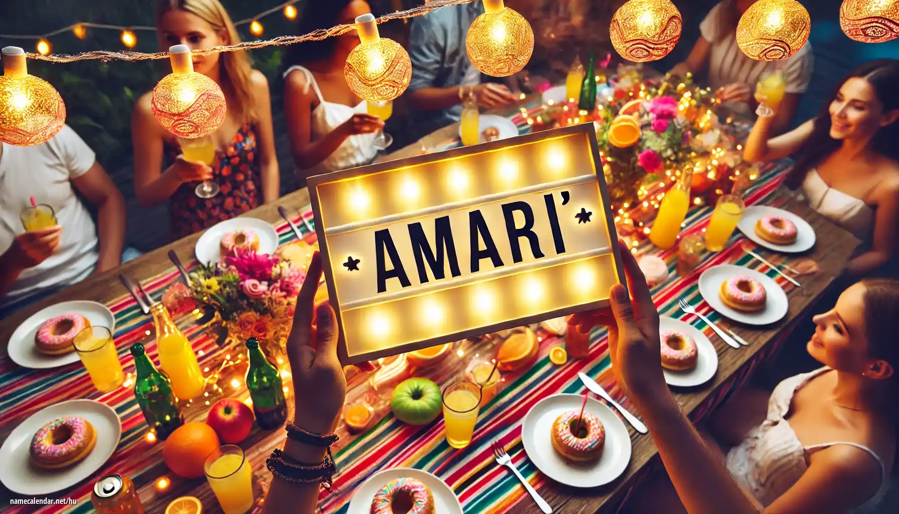 Névnap és név megünneplése - Amari