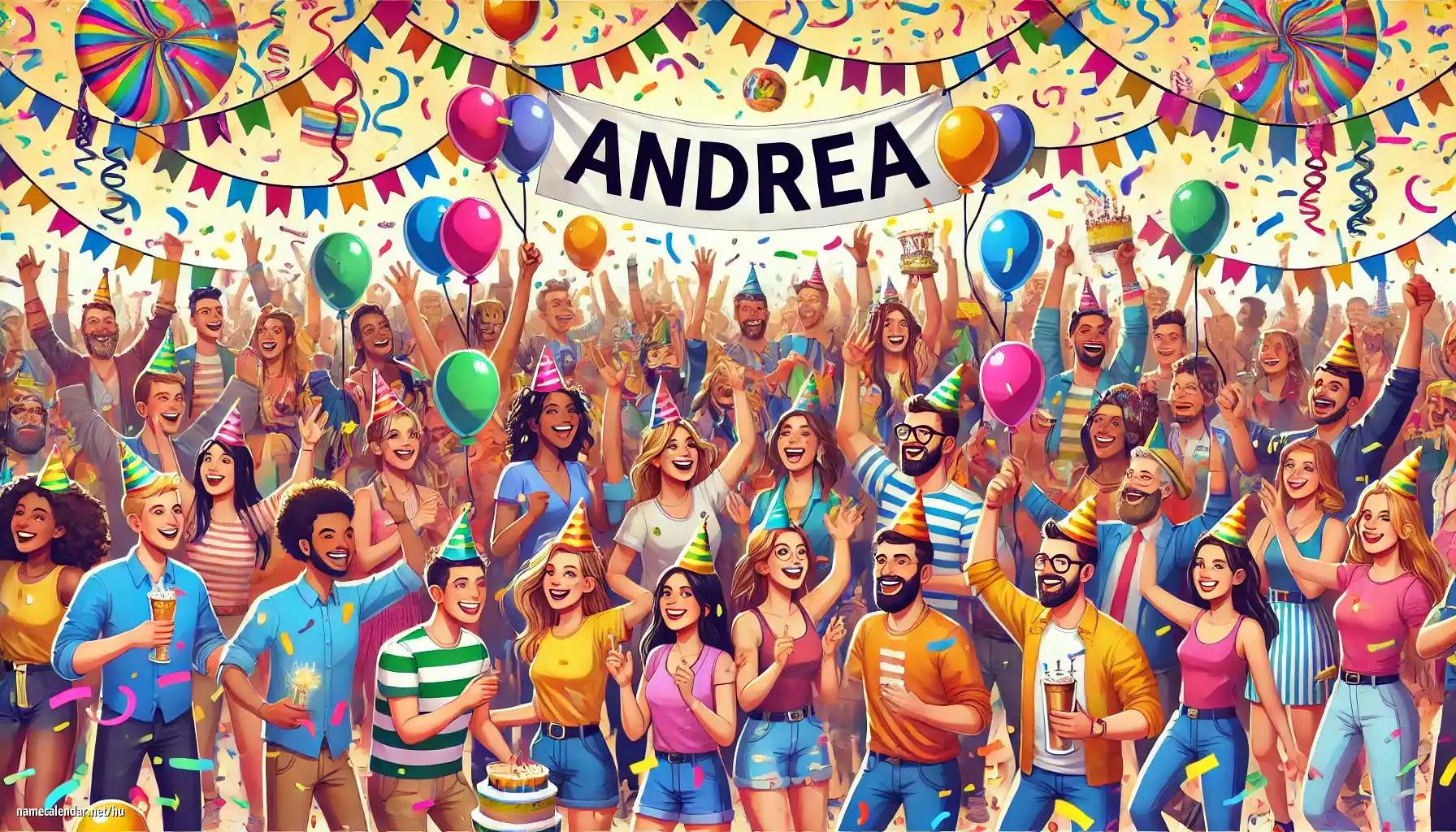 Névnap és név megünneplése - Andrea