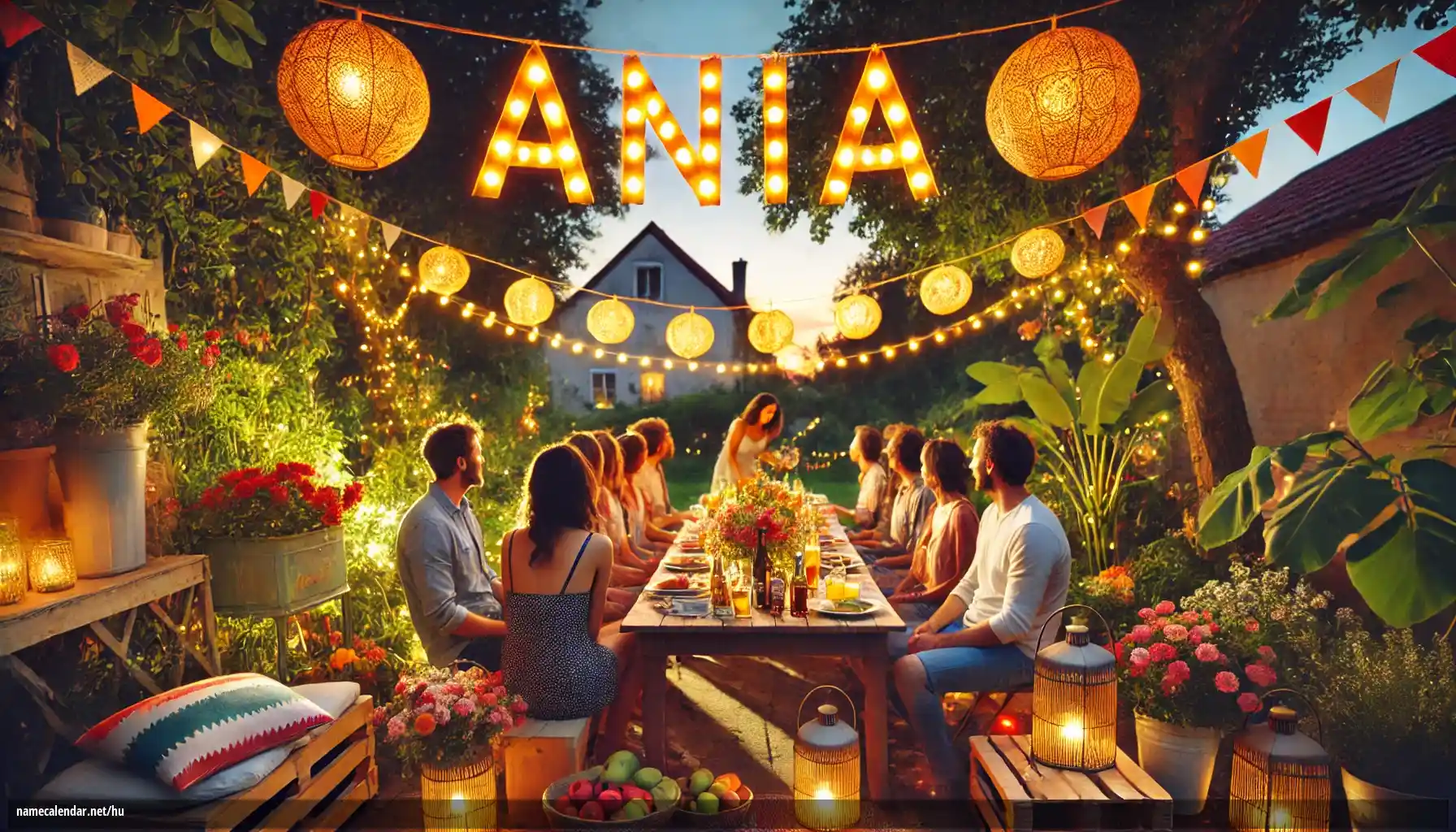 Névnap és név megünneplése - Ania