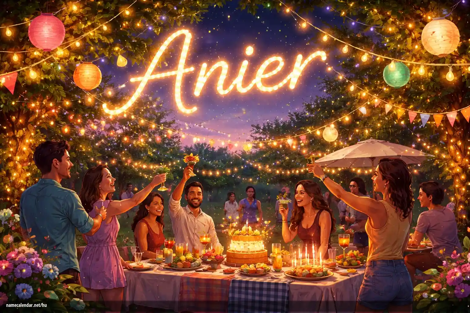 Névnap és név megünneplése - Anier