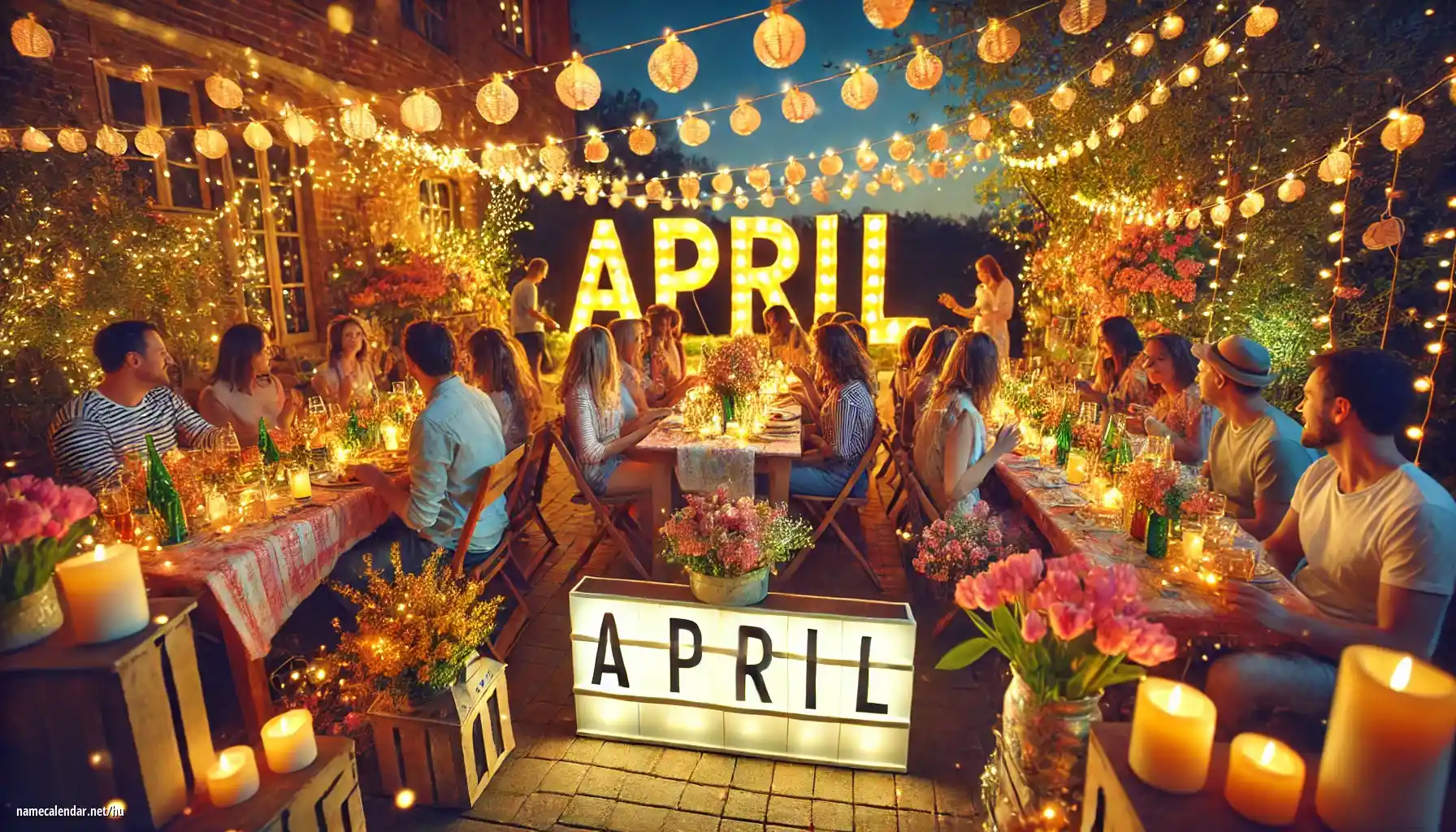 Névnap és név megünneplése - April