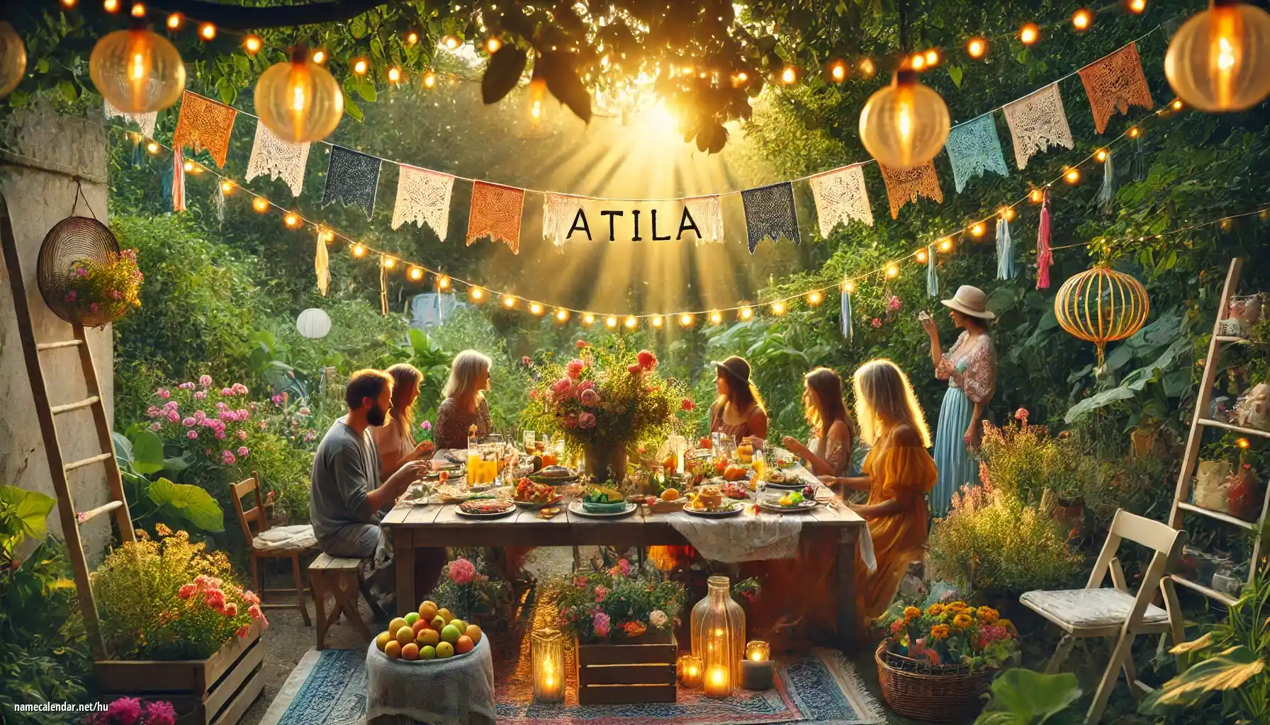 Névnap és név megünneplése - Atila