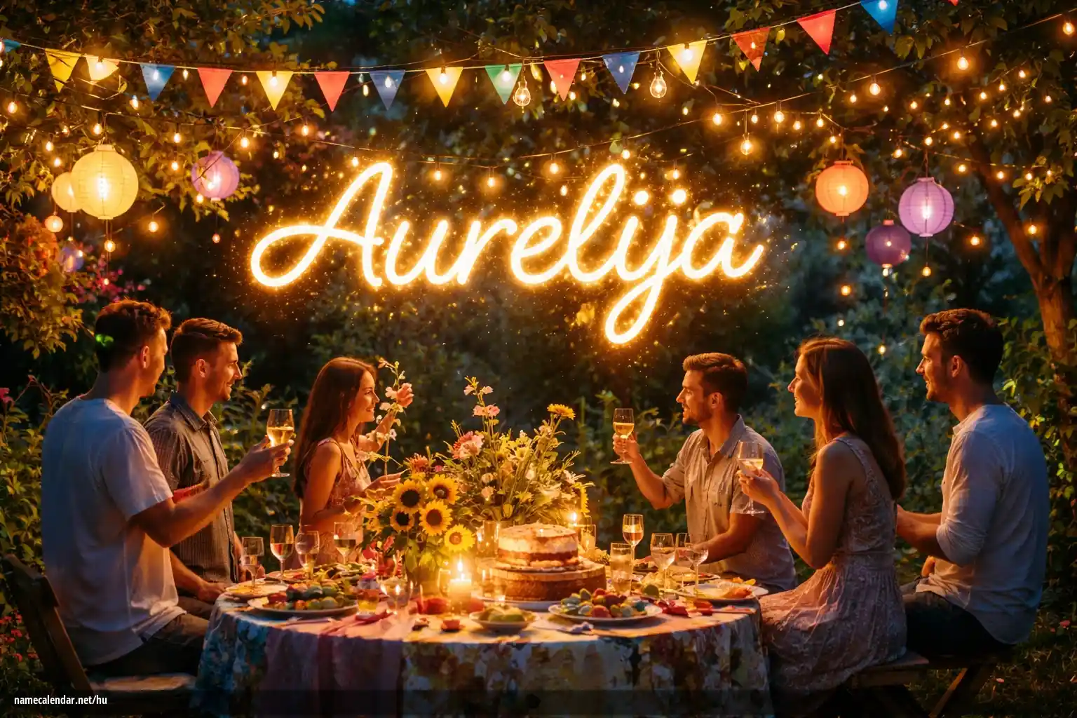 Névnap és név megünneplése - Aurelija