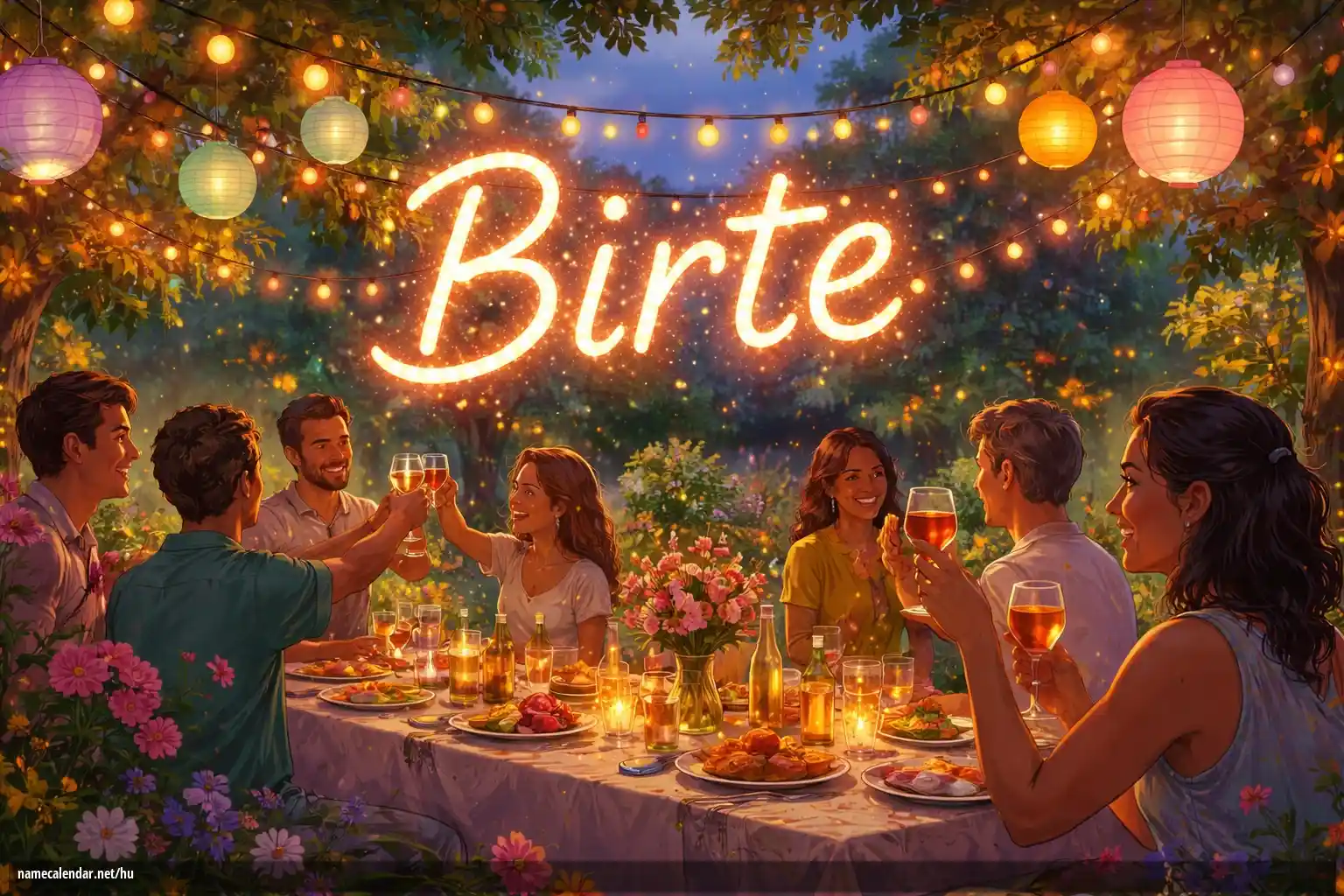 Névnap és név megünneplése - Birte