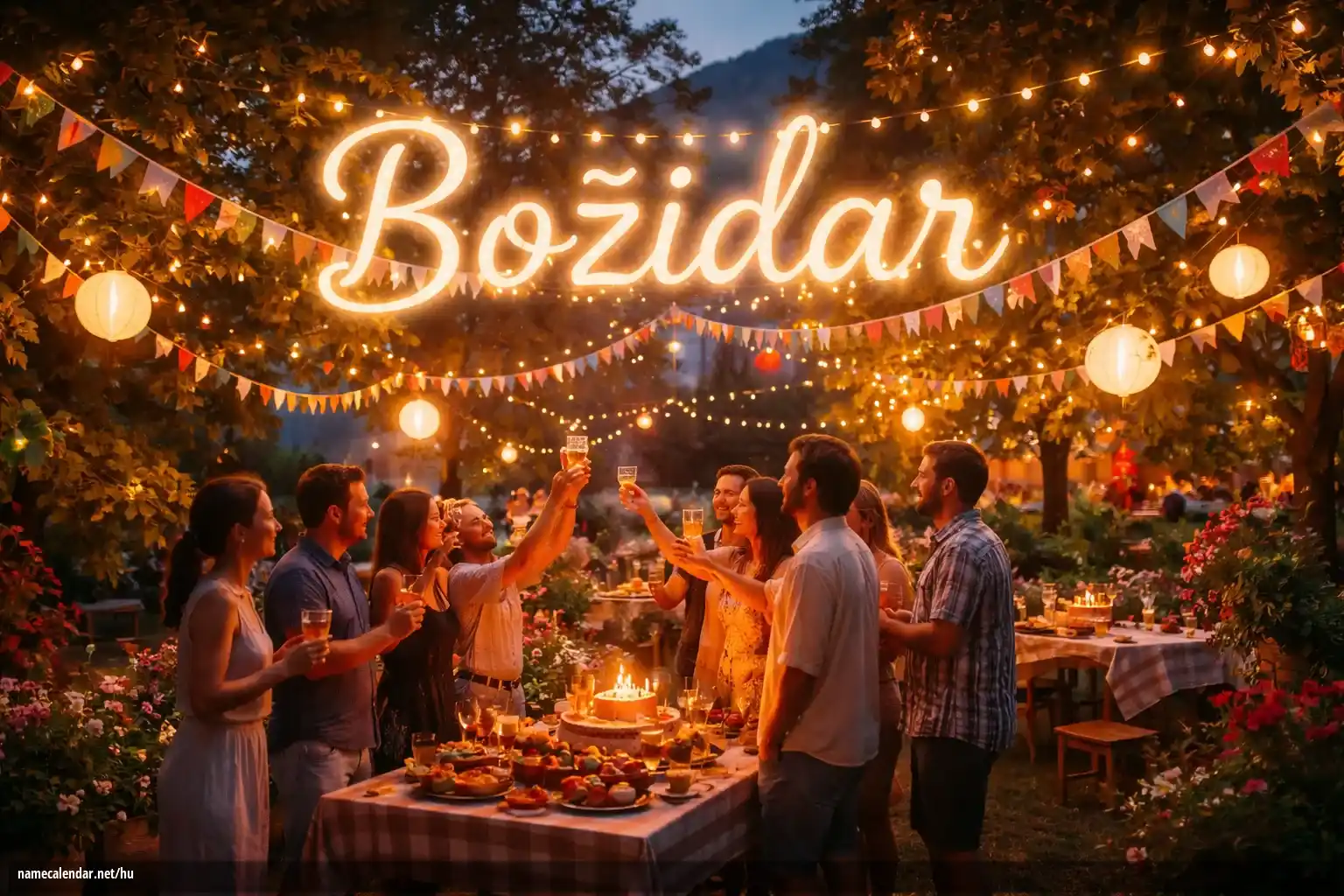 Névnap és név megünneplése - Božidar