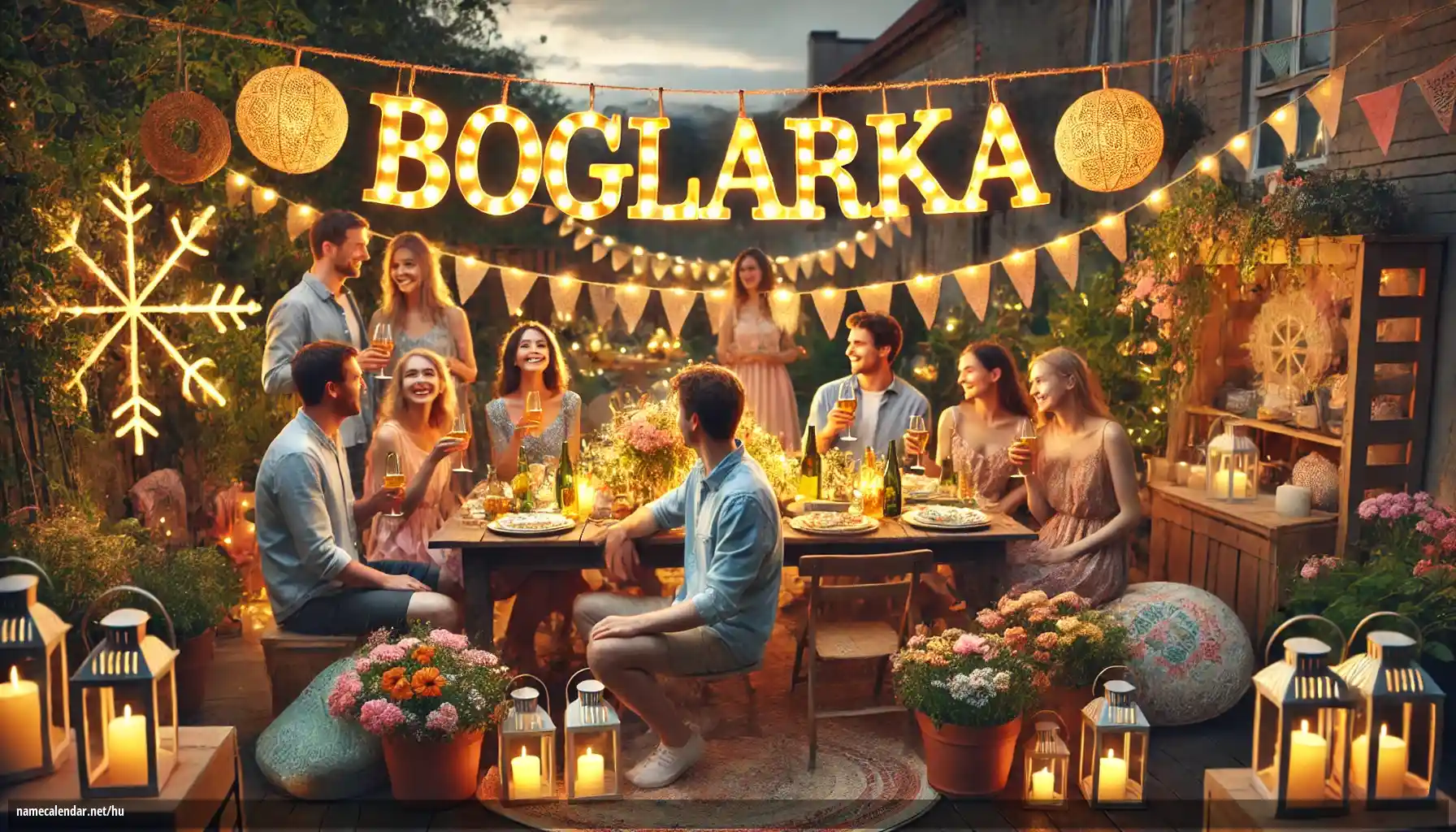 Névnap és név megünneplése - Boglárka