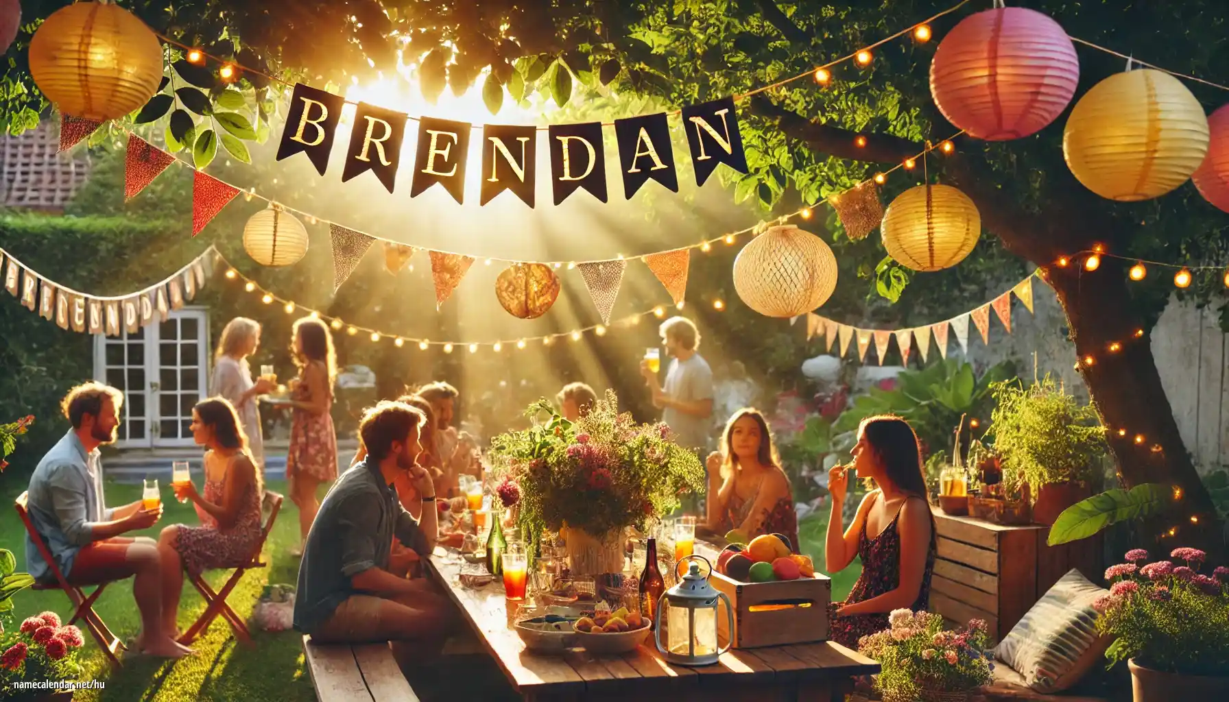 Névnap és név megünneplése - Brendan