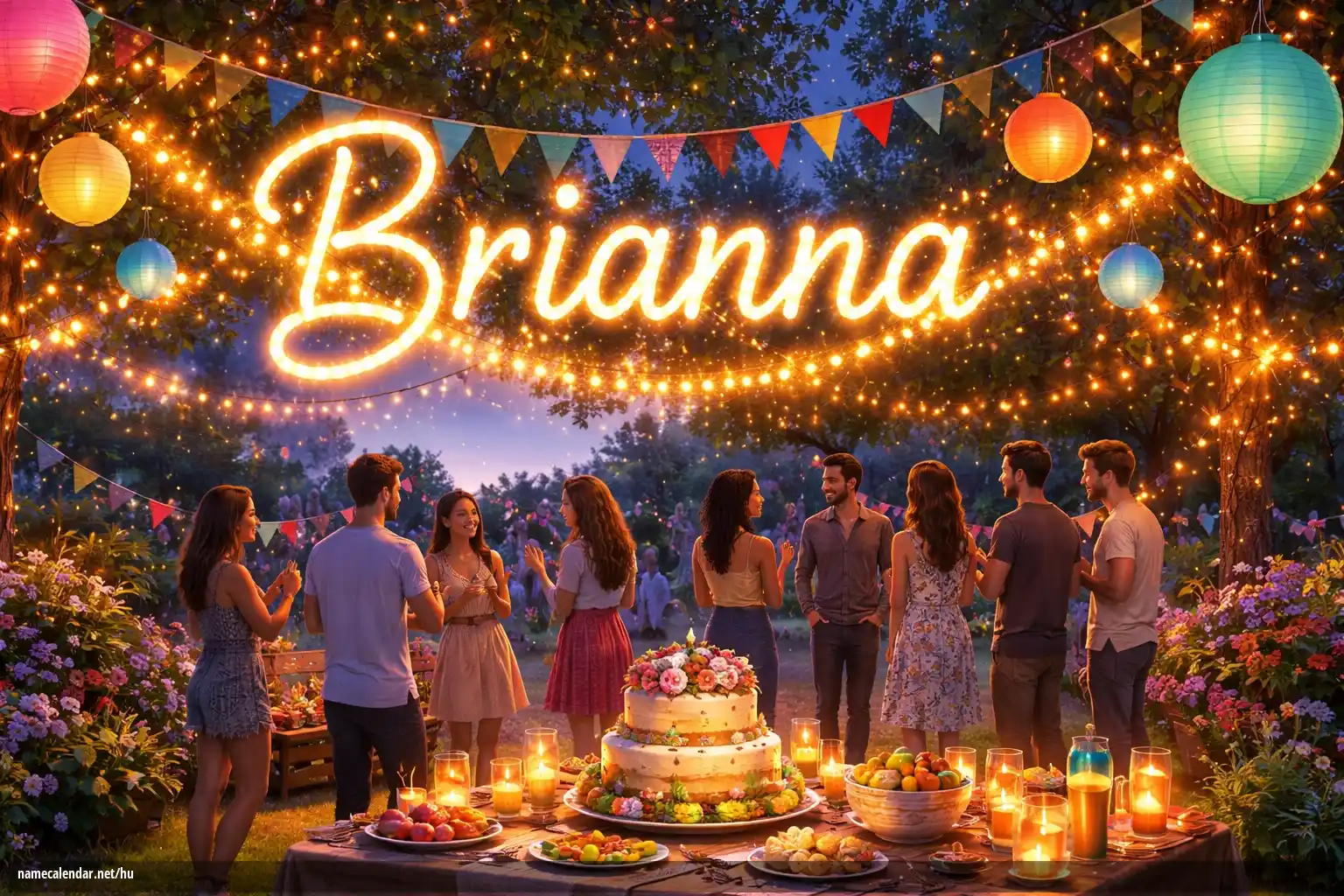 Névnap és név megünneplése - Brianna