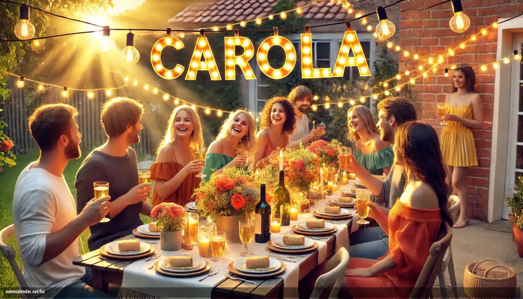 Névnap és név megünneplése - Carola