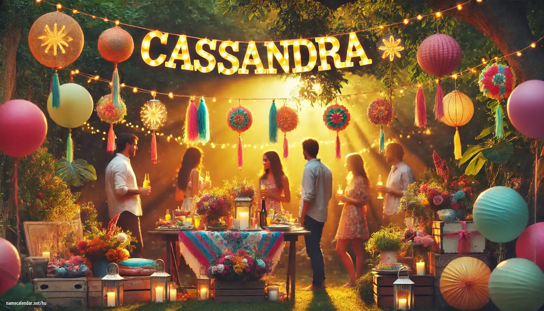 Névnap és név megünneplése - Cassandra