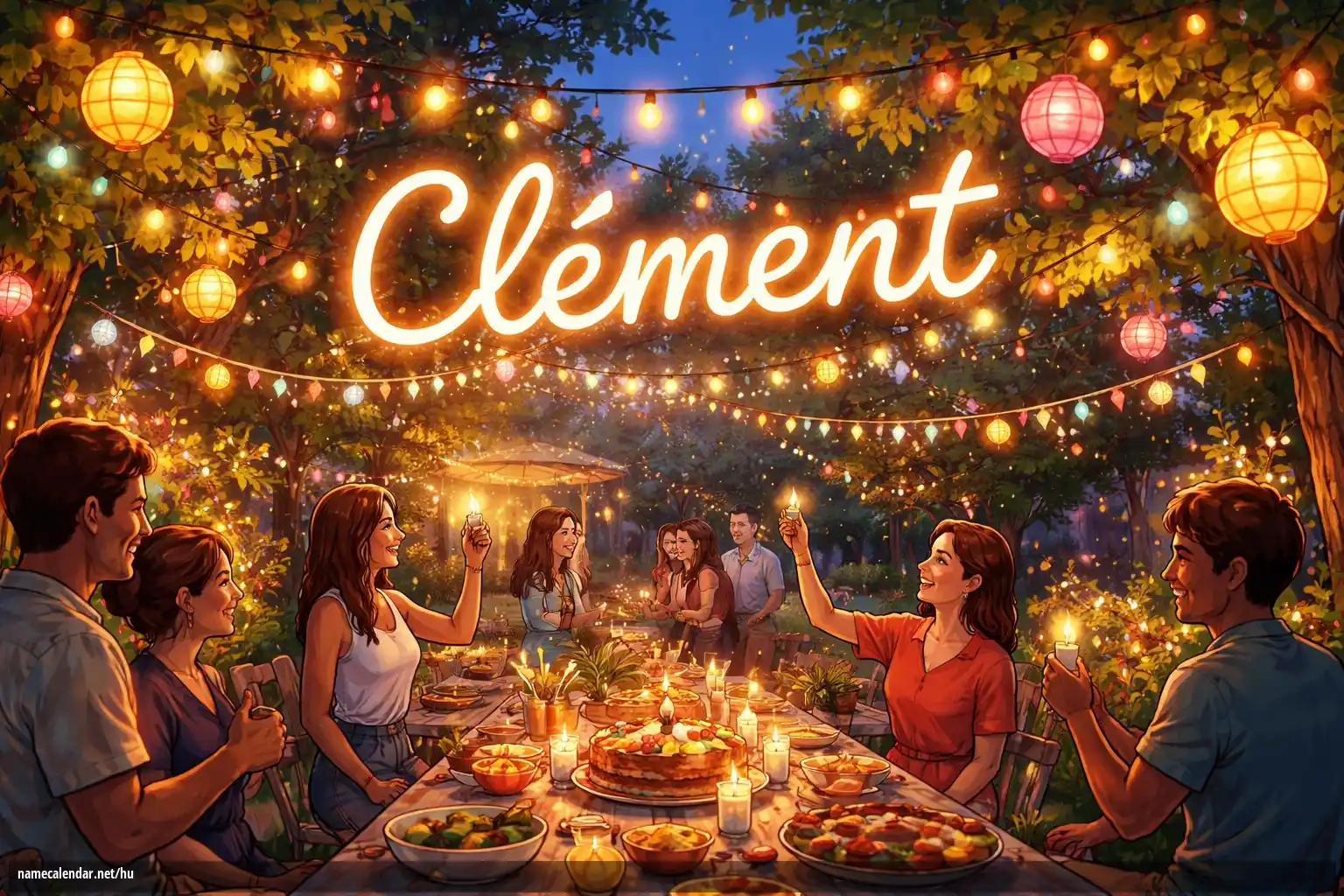 Névnap és név megünneplése - Clément