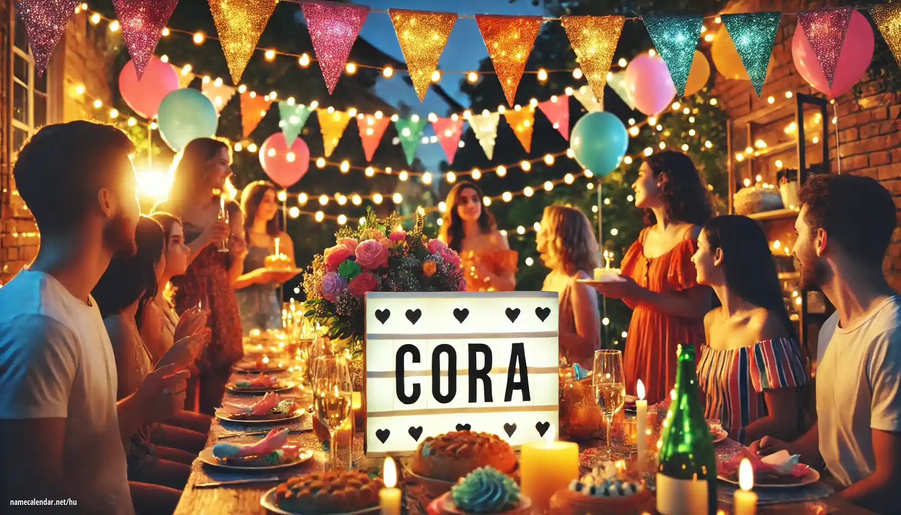 Névnap és név megünneplése - Cora