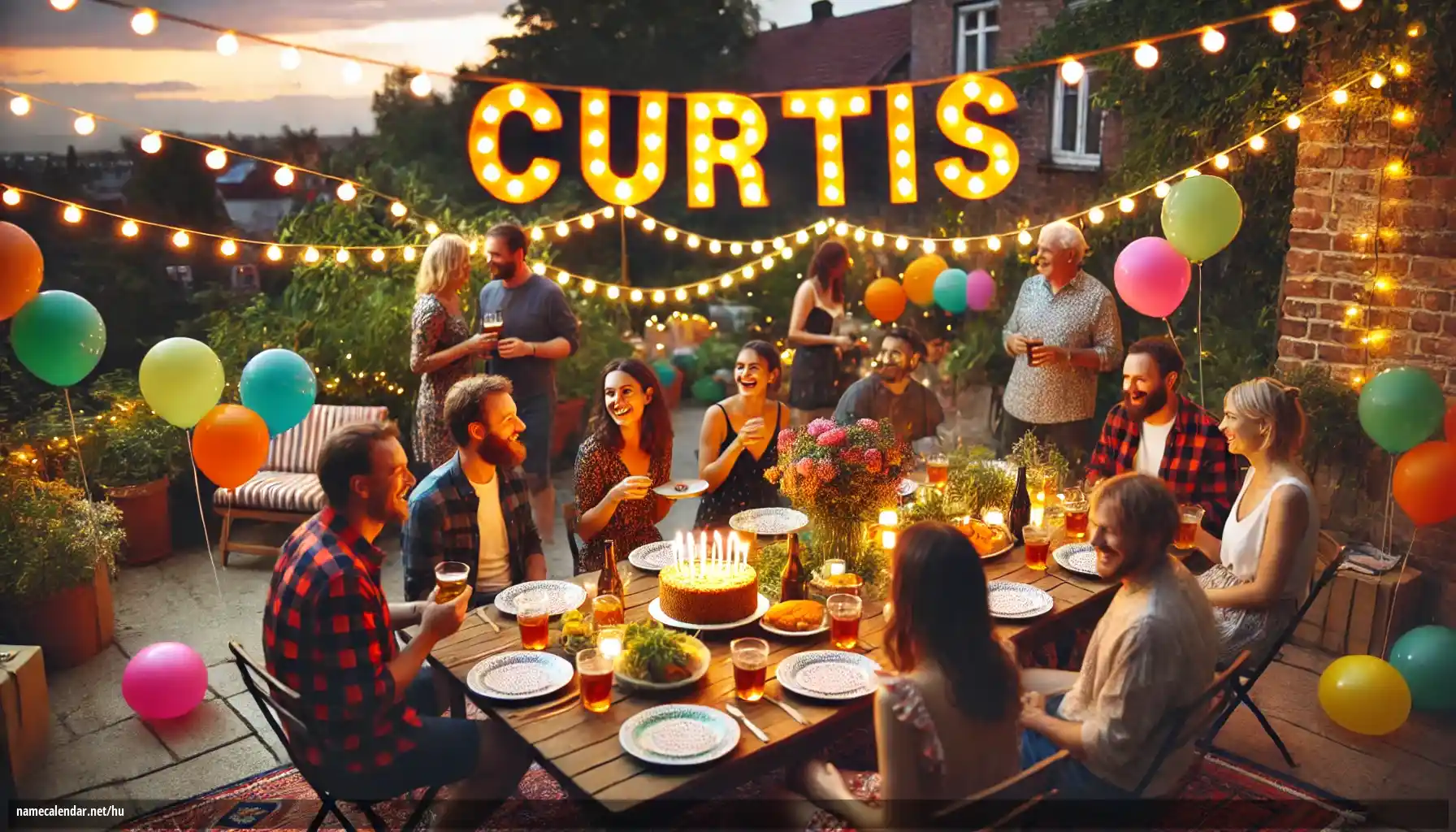 Névnap és név megünneplése - Curtis