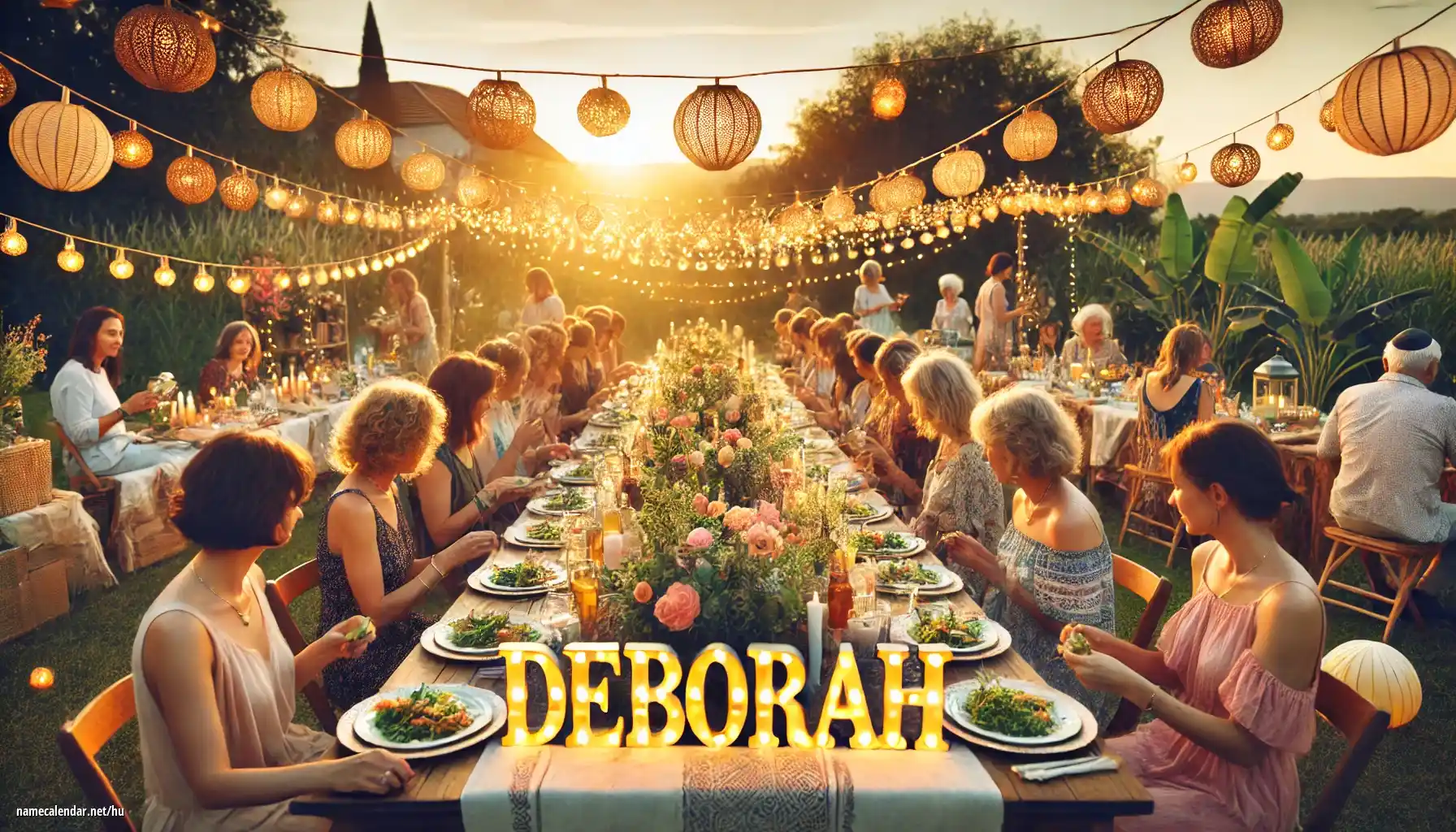 Névnap és név megünneplése - Déborah