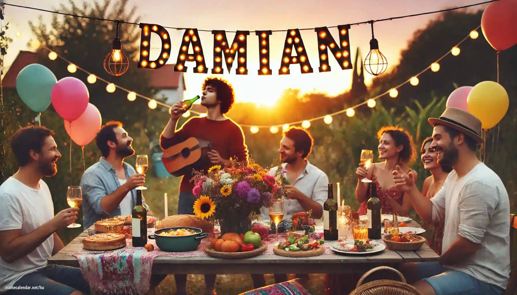 Névnap és név megünneplése - Damián