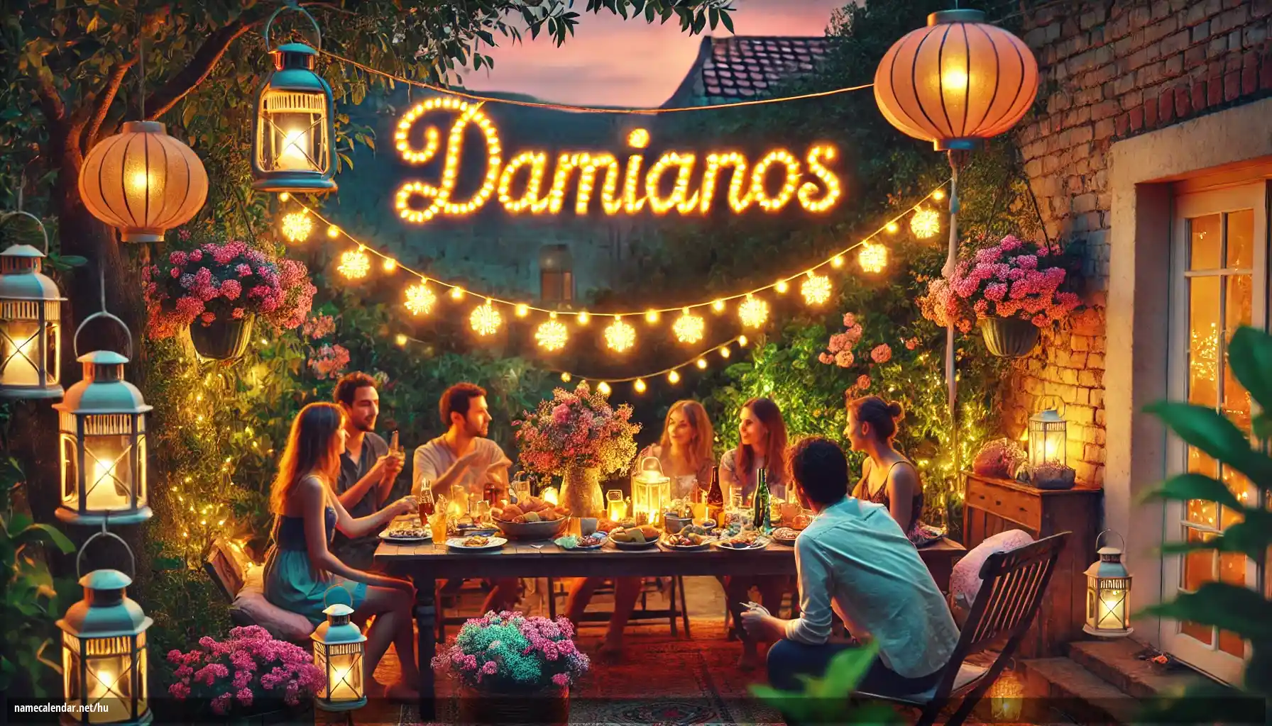 Névnap és név megünneplése - Damianos