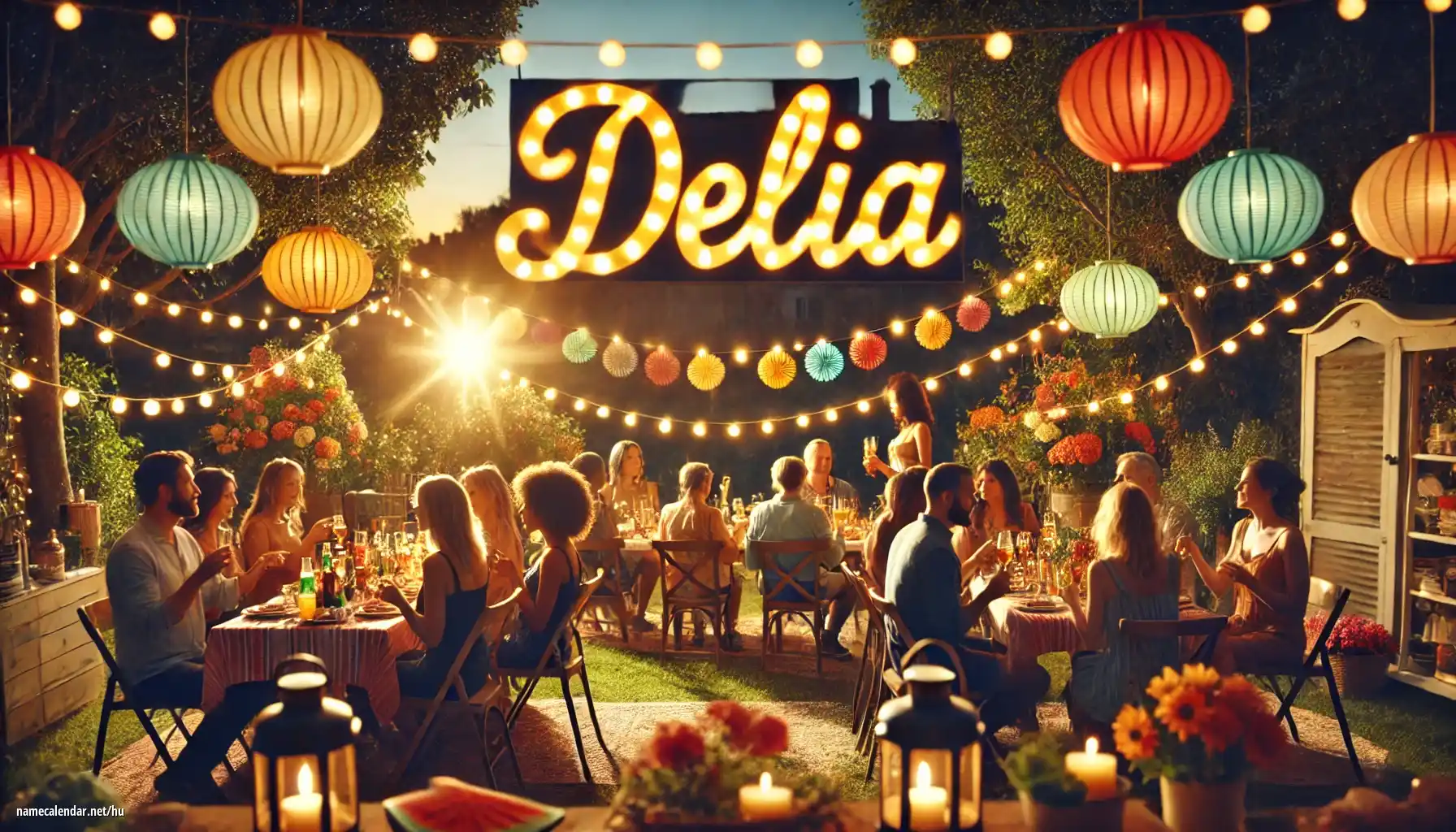 Névnap és név megünneplése - Delia